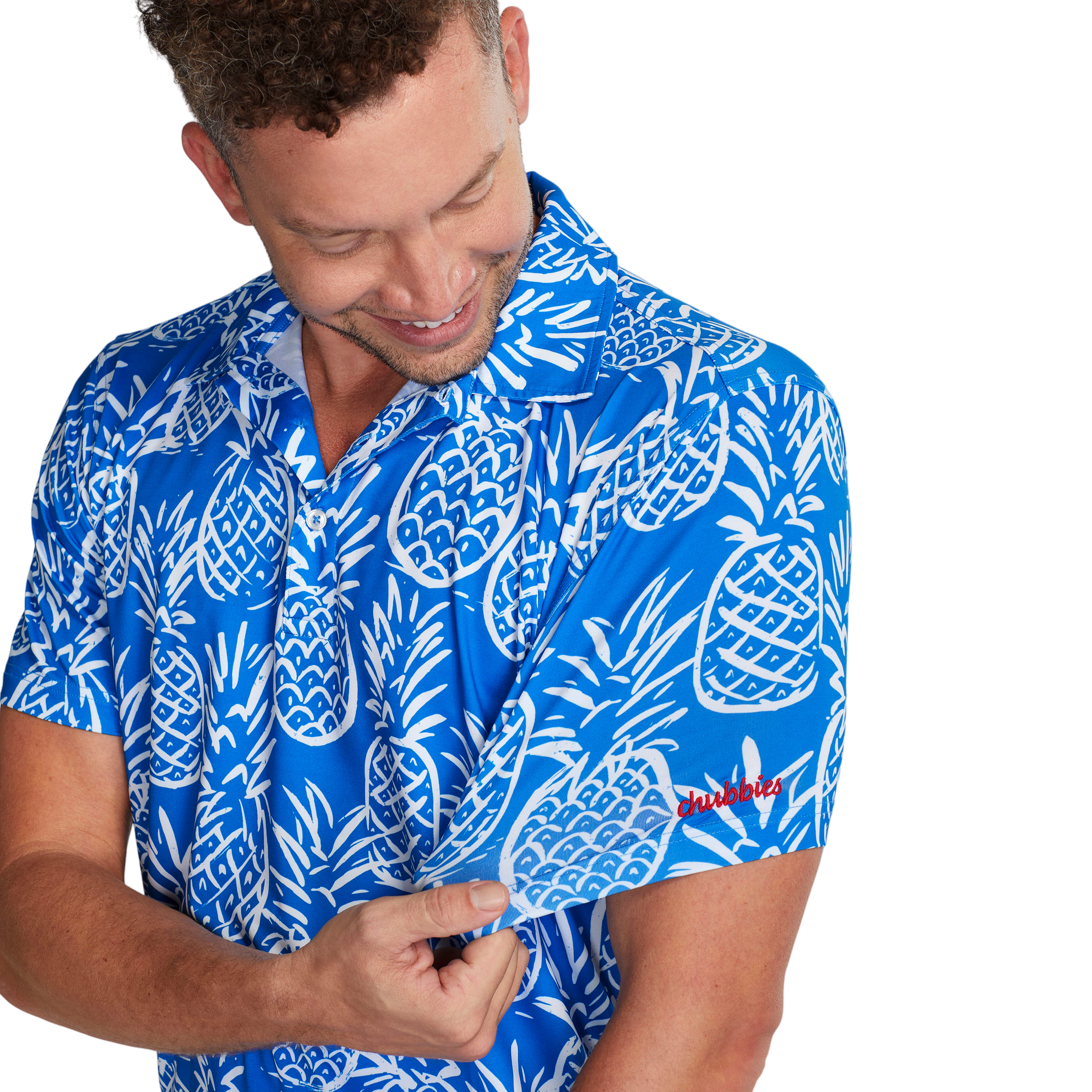 Thigh Napples Men's Short Sleeve Golf Polo Shirt