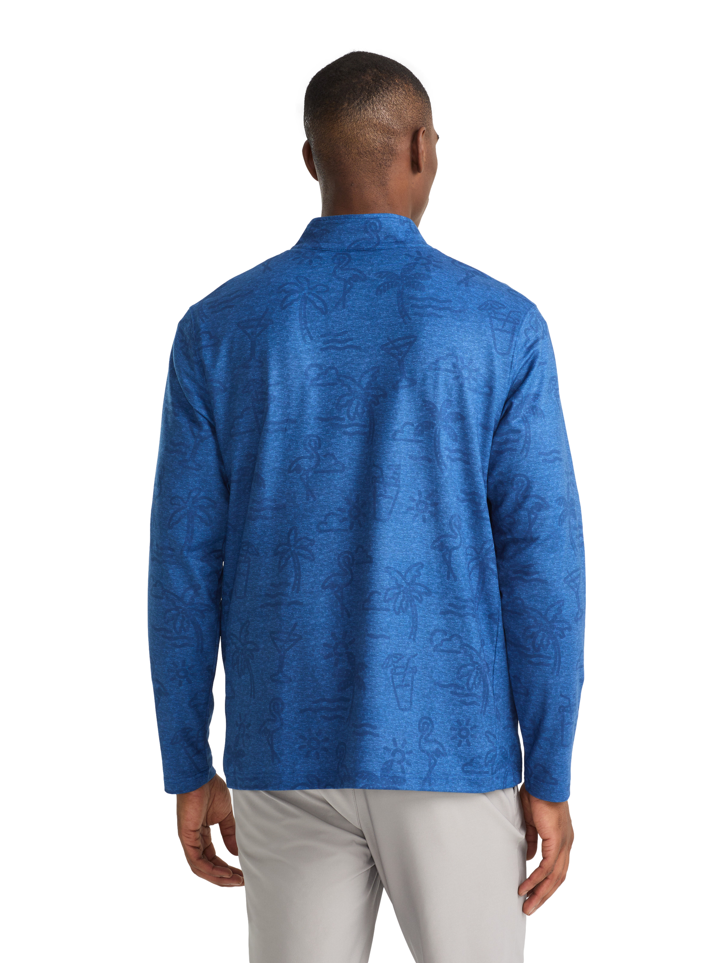 Neon Light Men's Golf Quarter Zip