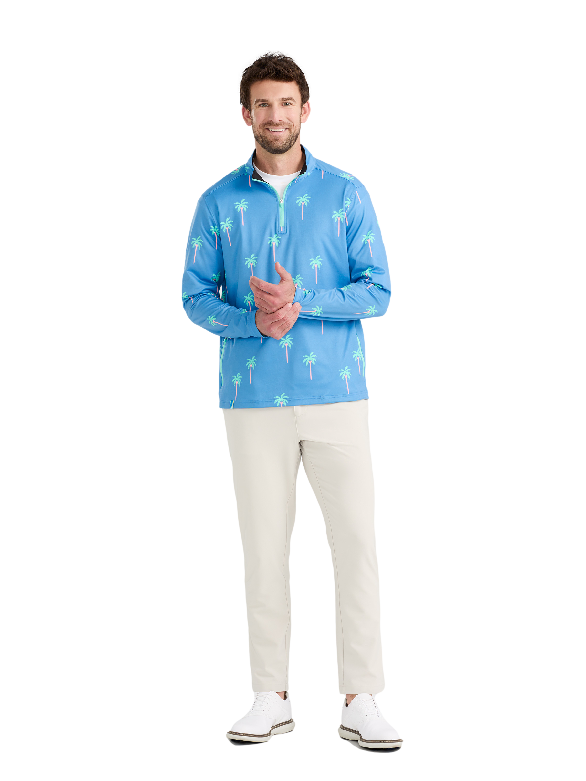 Palmtee Men's Golf Quarter Zip