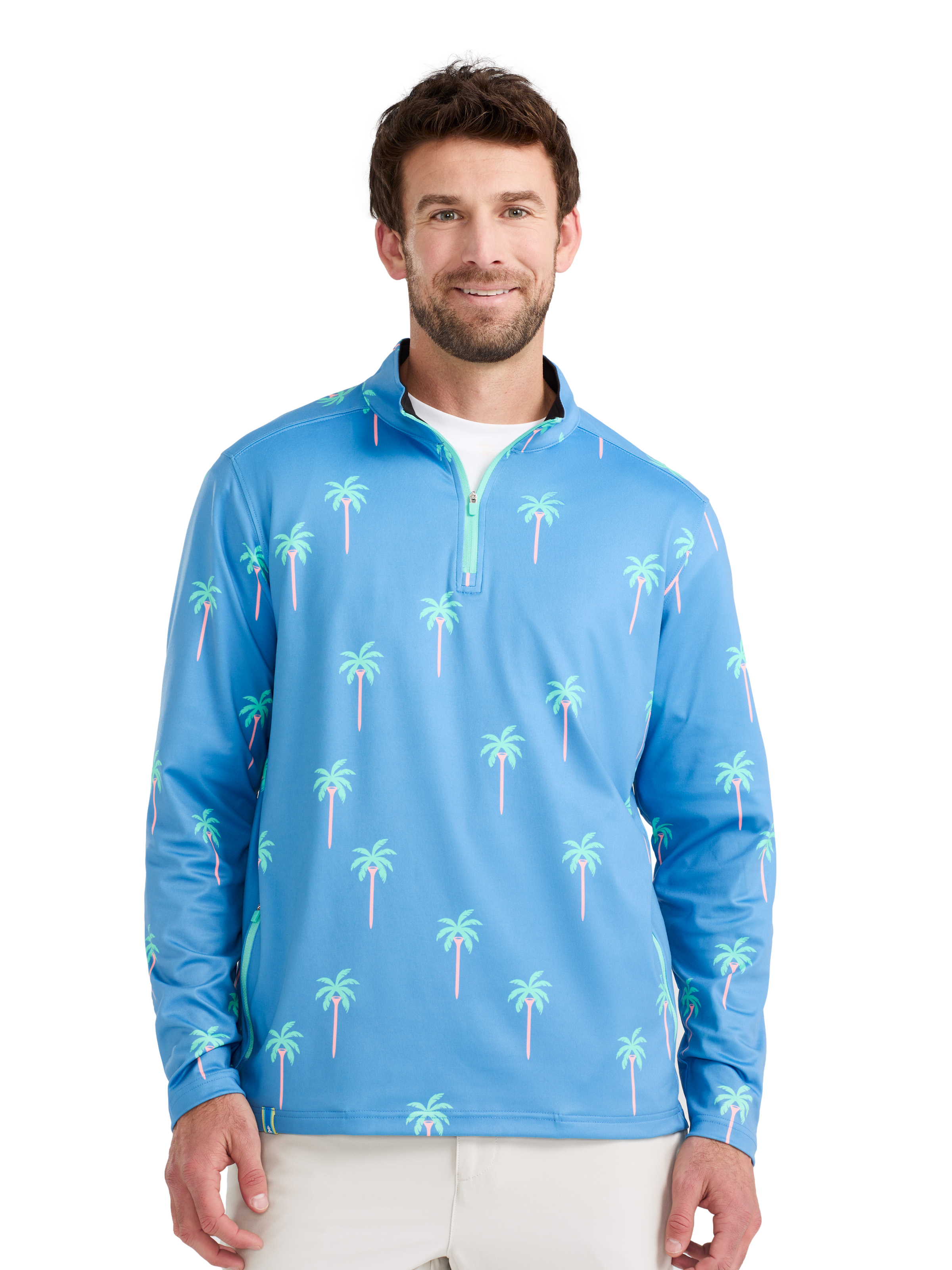 Palmtee Men's Golf Quarter Zip