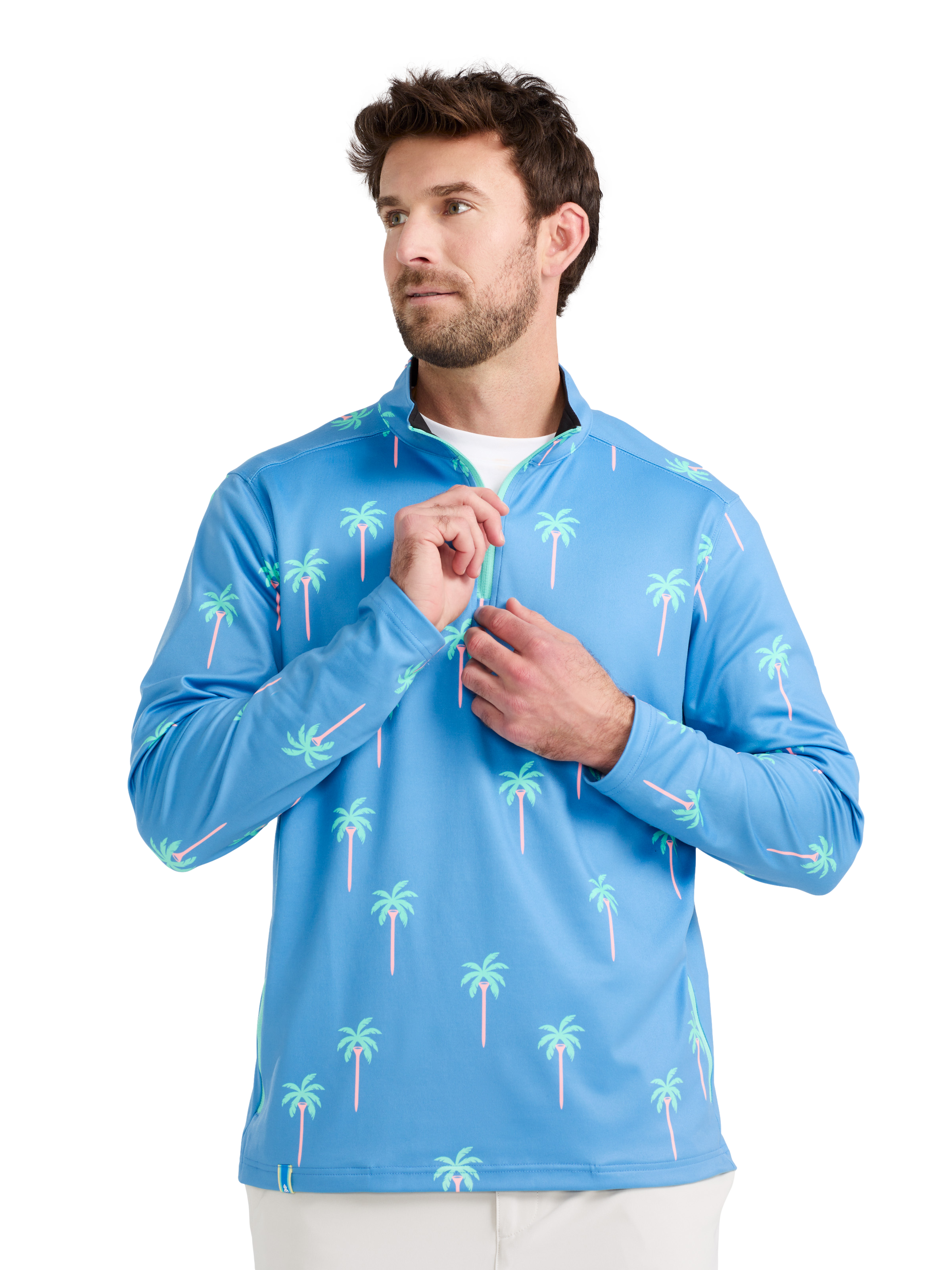 Palmtee Men's Golf Quarter Zip