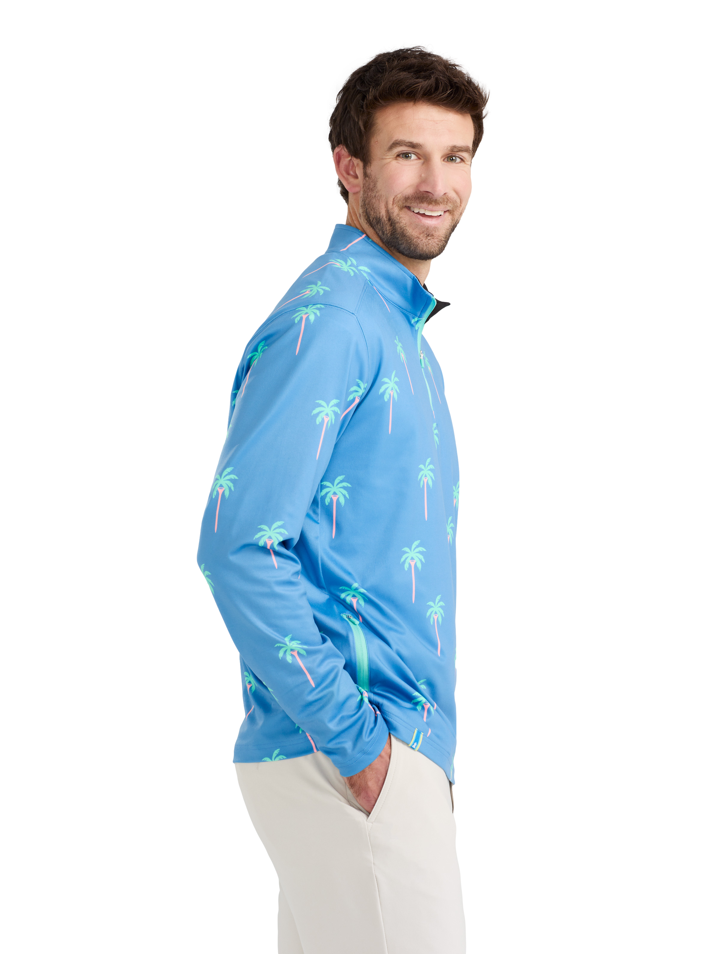 Palmtee Men's Golf Quarter Zip