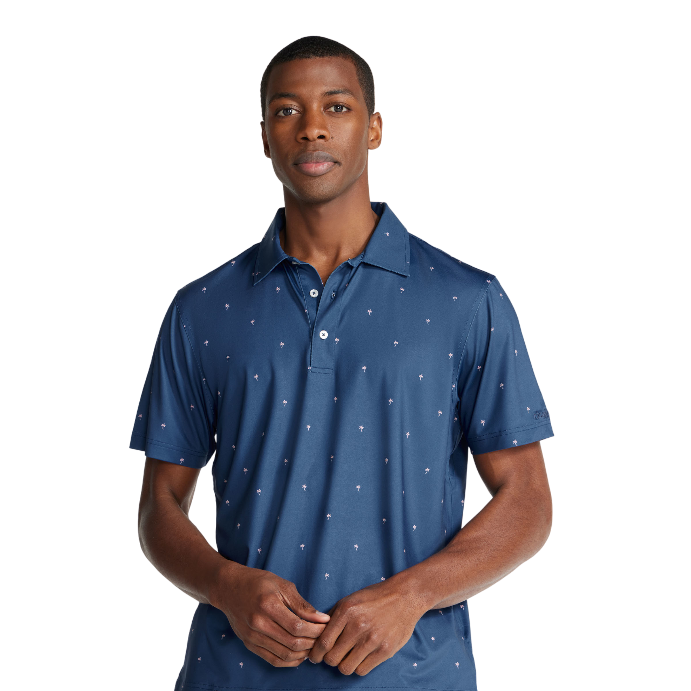 The Dot Men's Short Sleeve Golf Polo Shirt