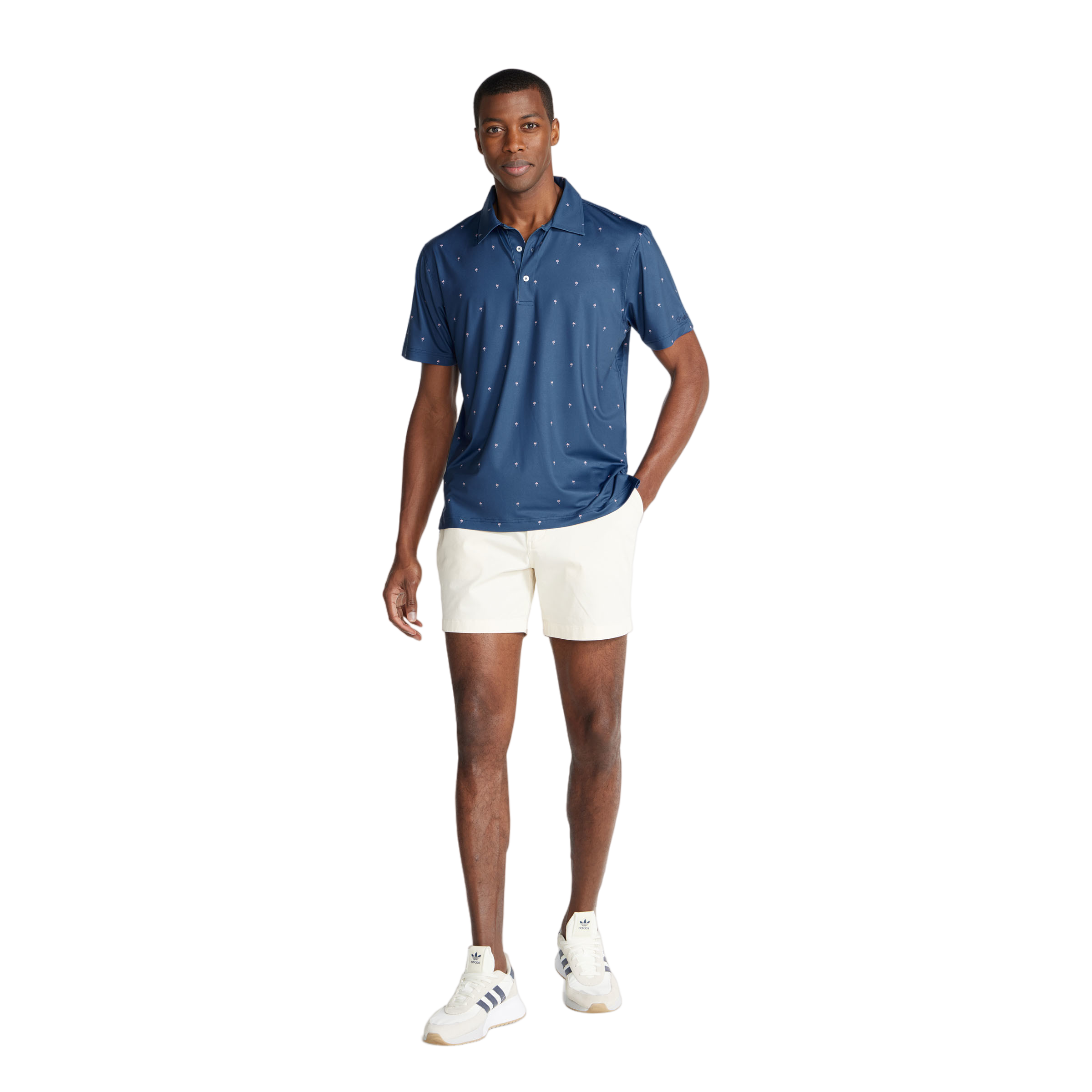 The Dot Men's Short Sleeve Golf Polo Shirt