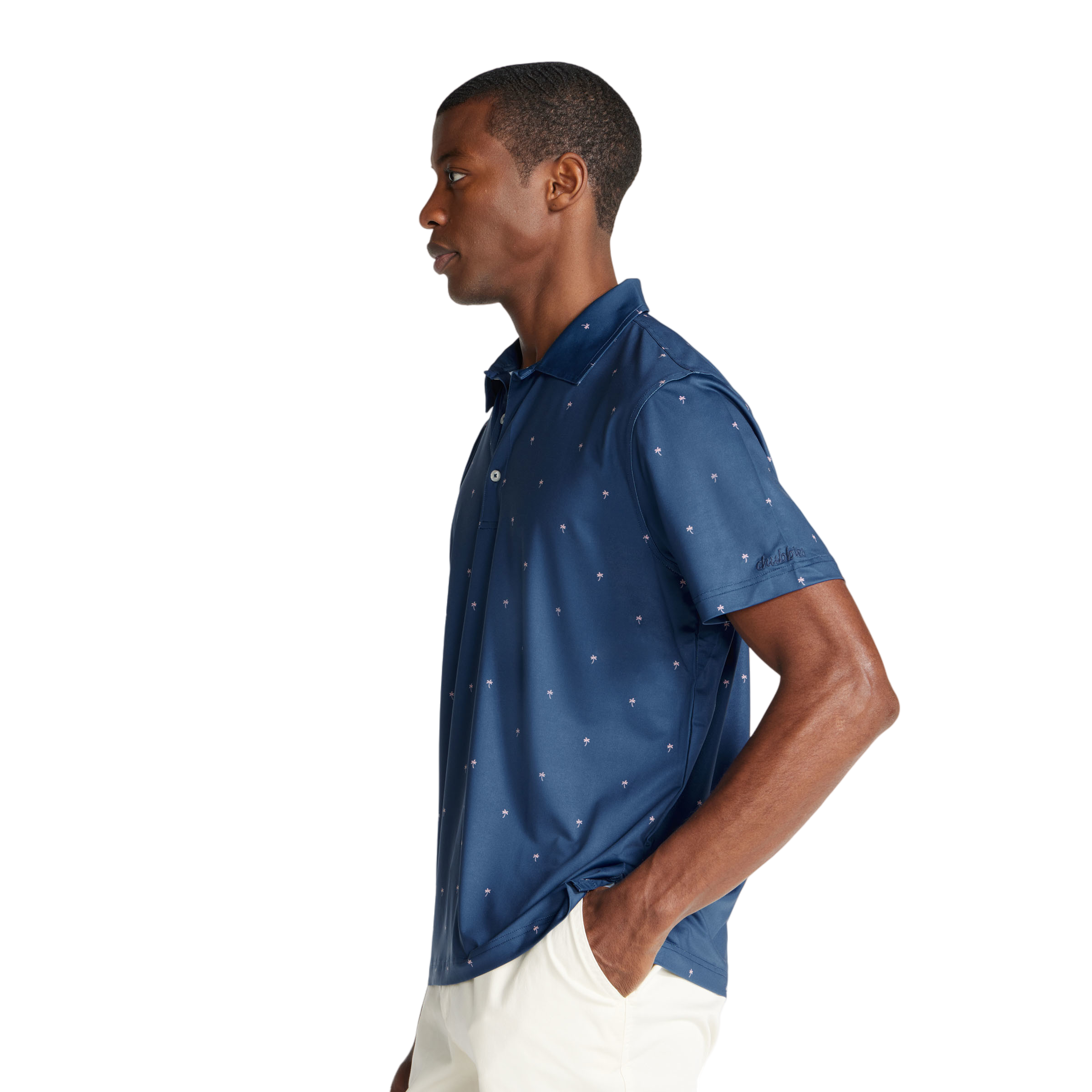 The Dot Men's Short Sleeve Golf Polo Shirt