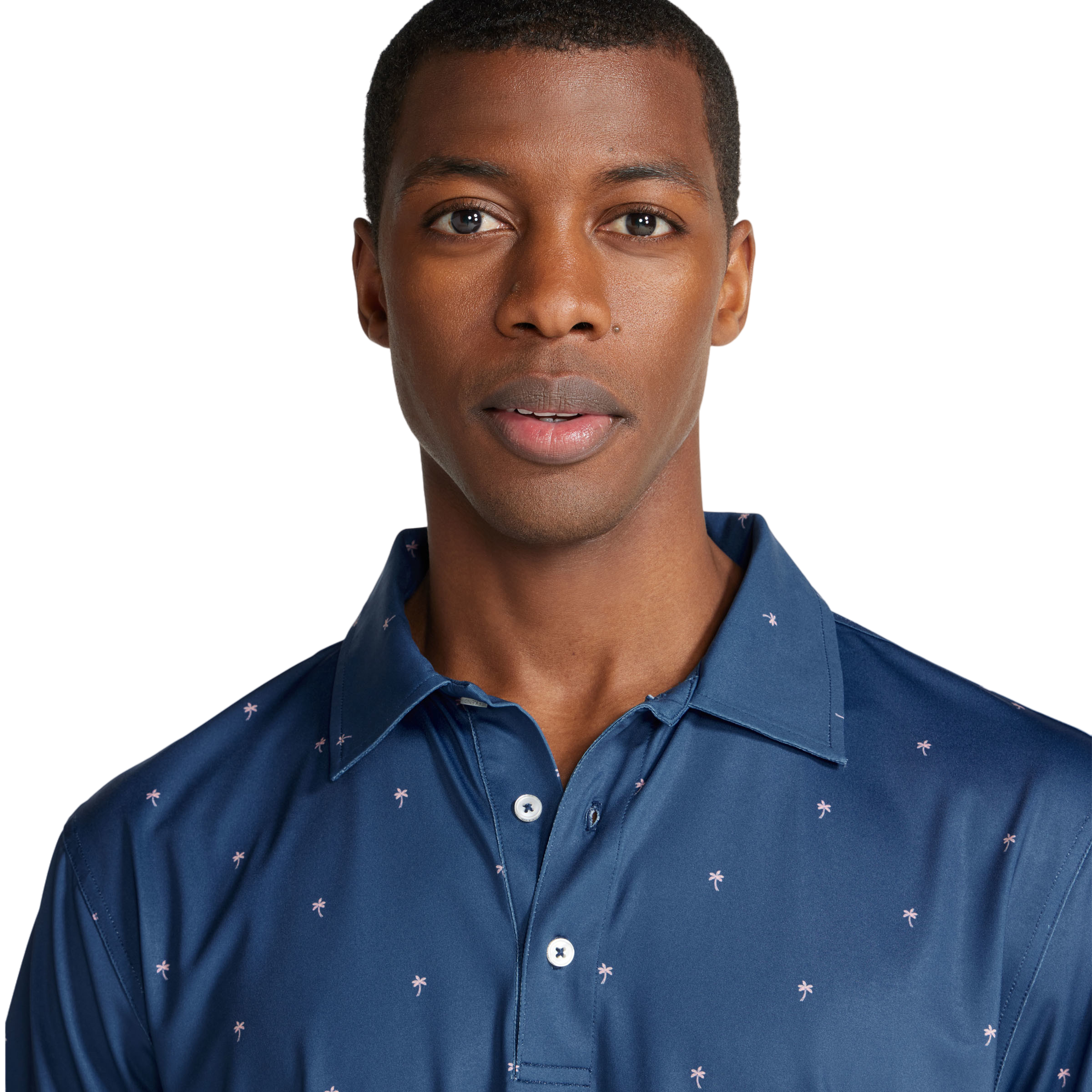 The Dot Men's Short Sleeve Golf Polo Shirt