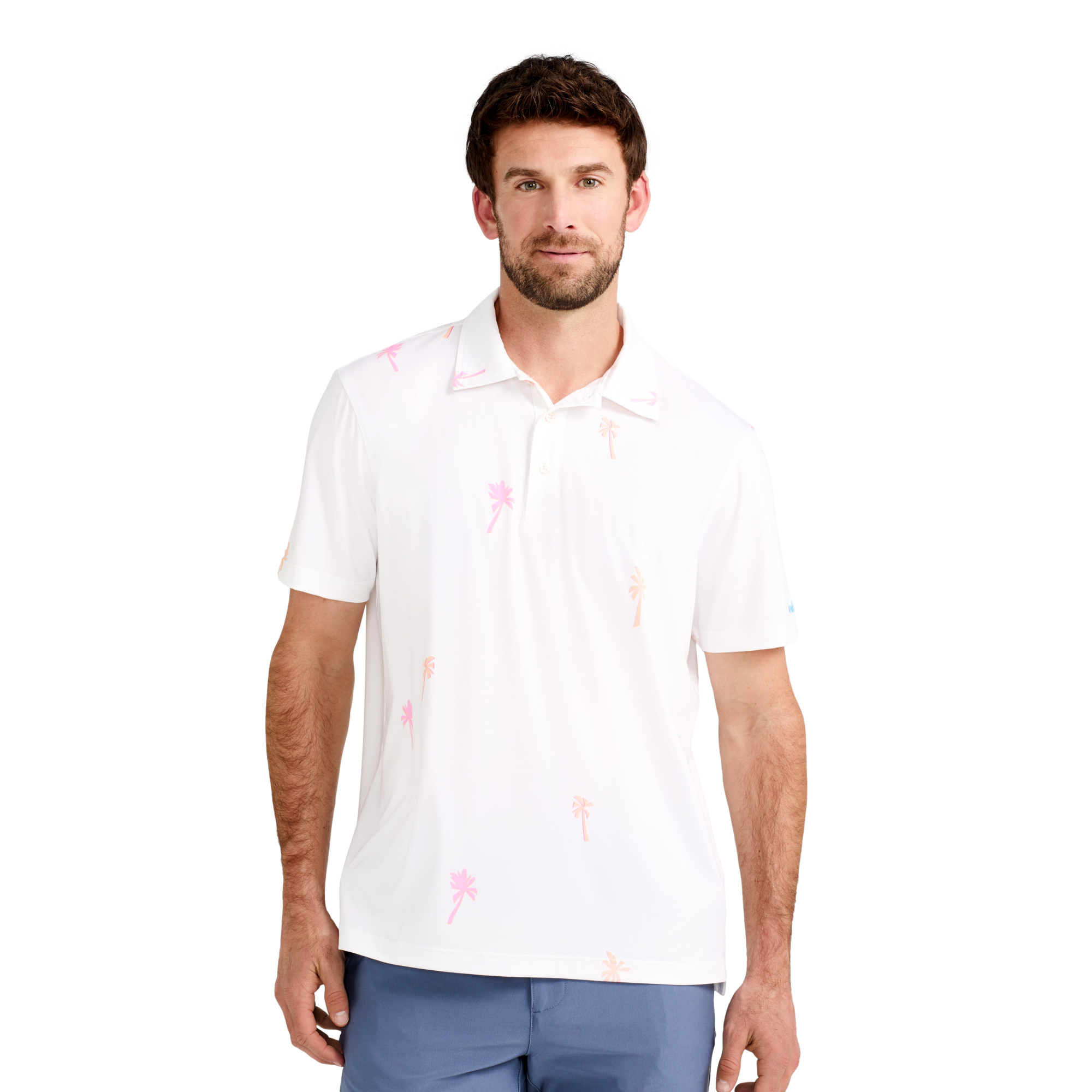 Keep Palm And Carry On Performance Polo