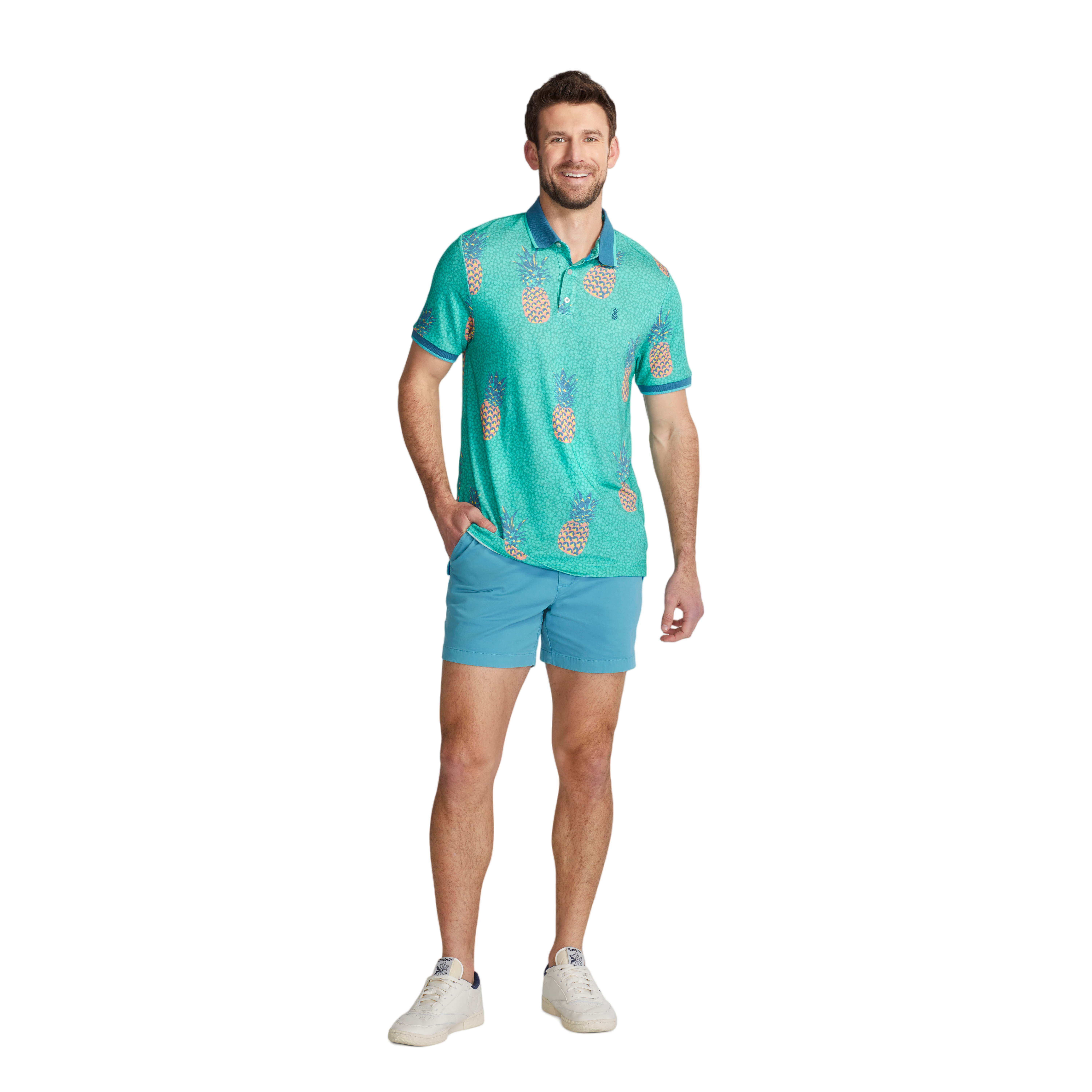 The Green Giant Pique Men's Short Sleeve Golf Polo Shirt