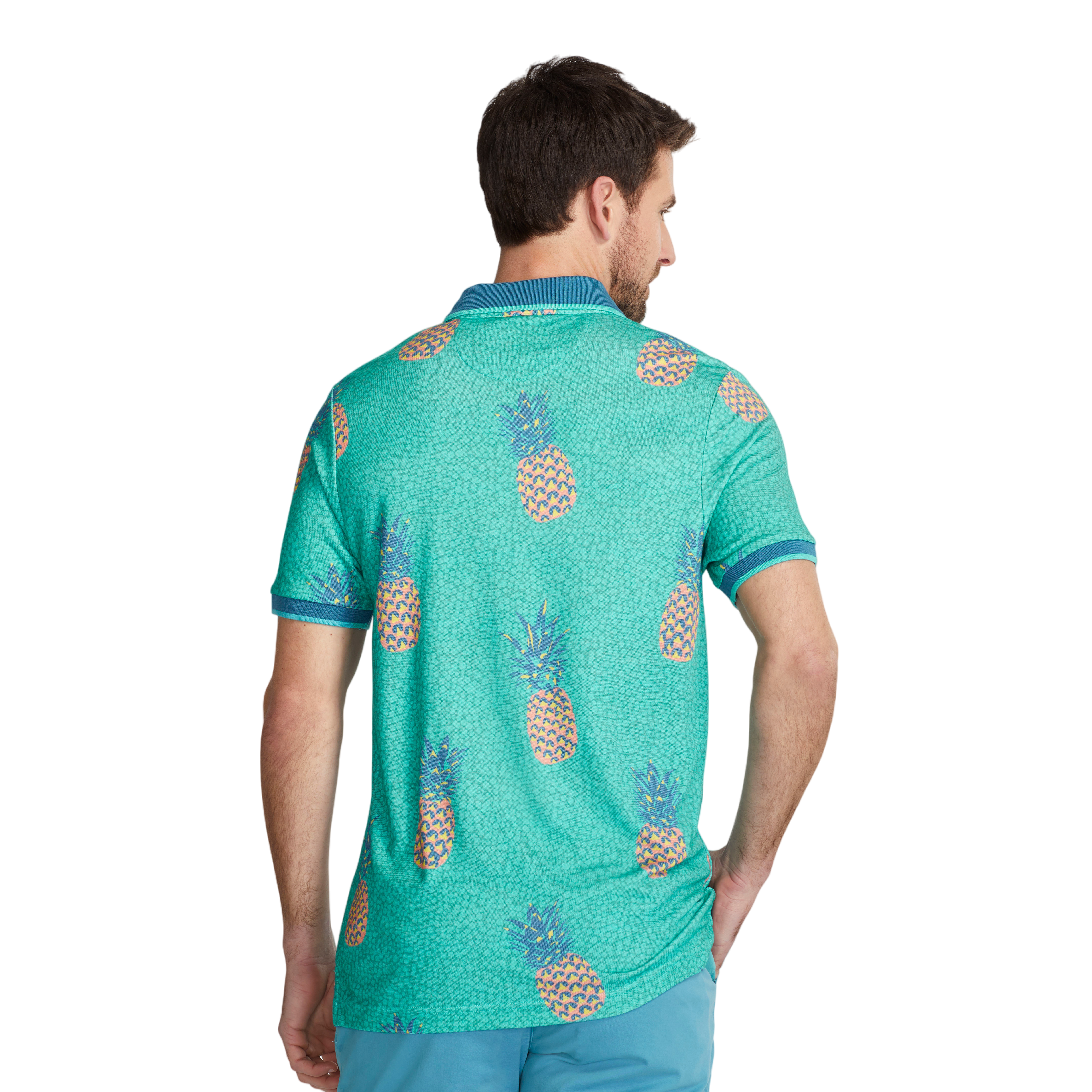 The Green Giant Pique Men's Short Sleeve Golf Polo Shirt