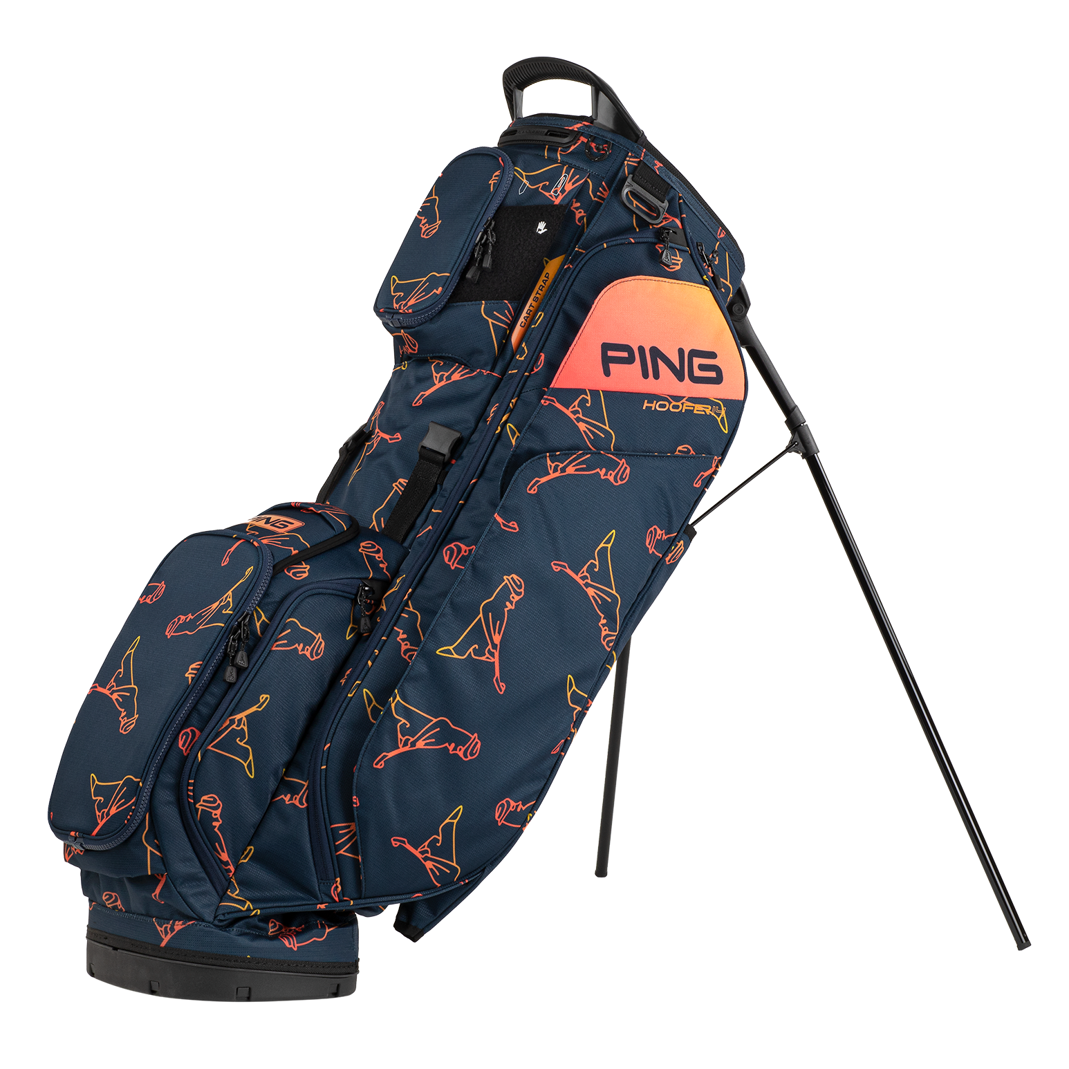 Hoofer 14 2023 Stand Bag, Navy – PING Golf