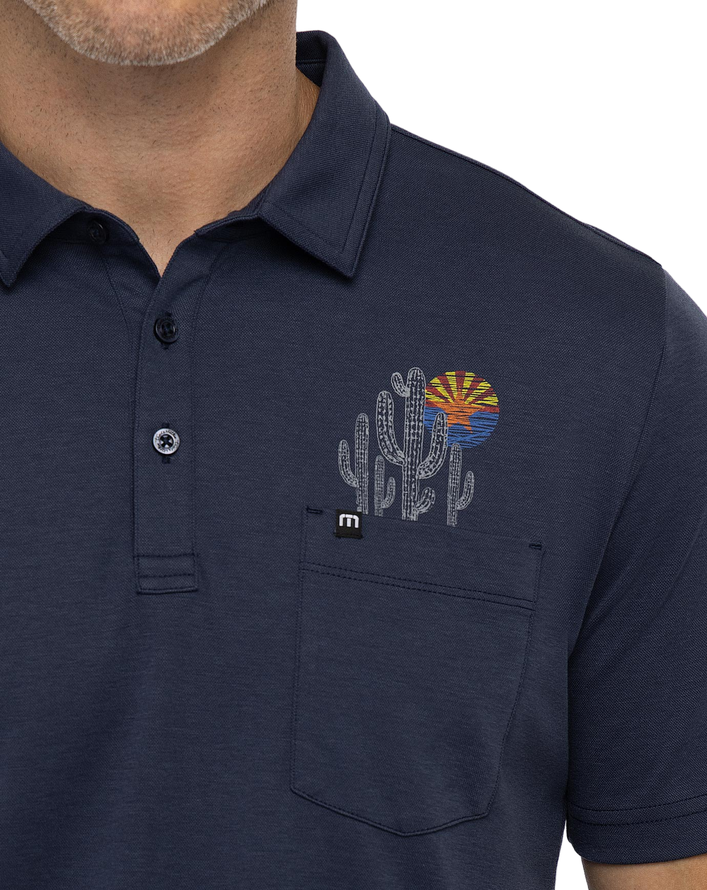 Aravaipa Men's Short Sleeve Golf Polo Shirt