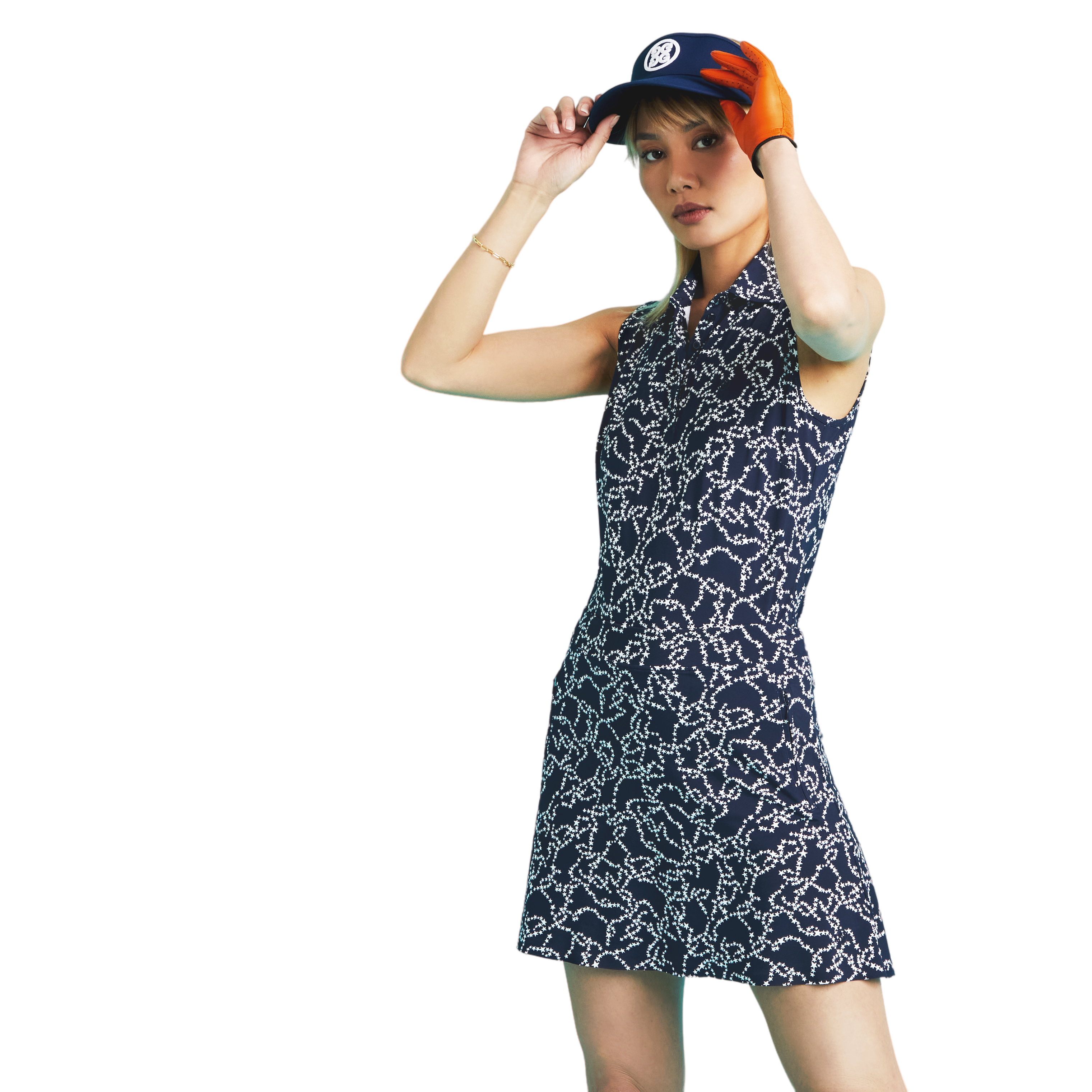Stardust Silky Tech Women's Sleeveless Golf Polo Shirt