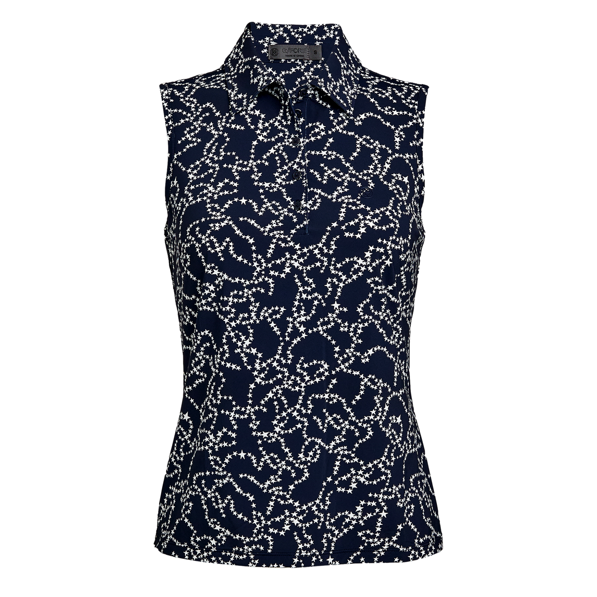 Stardust Silky Tech Women's Sleeveless Golf Polo Shirt