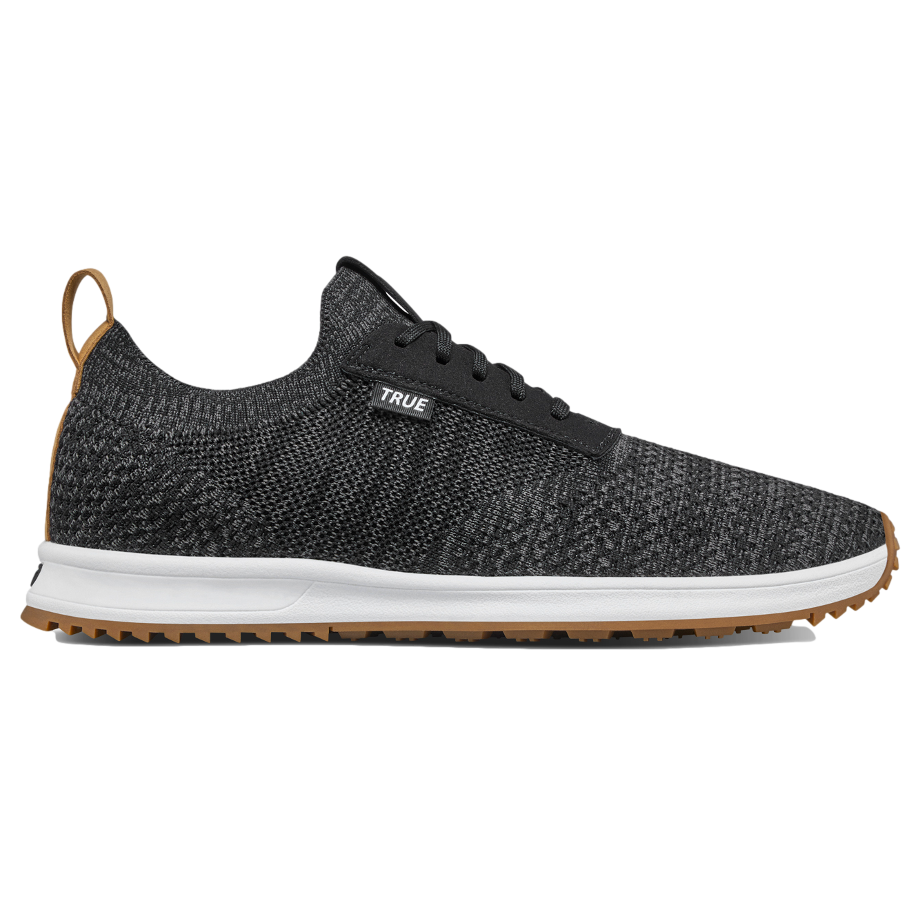 All Day Knit II Men's Golf Shoe, Black, 14 M - TRUE Linkswear Spikeless