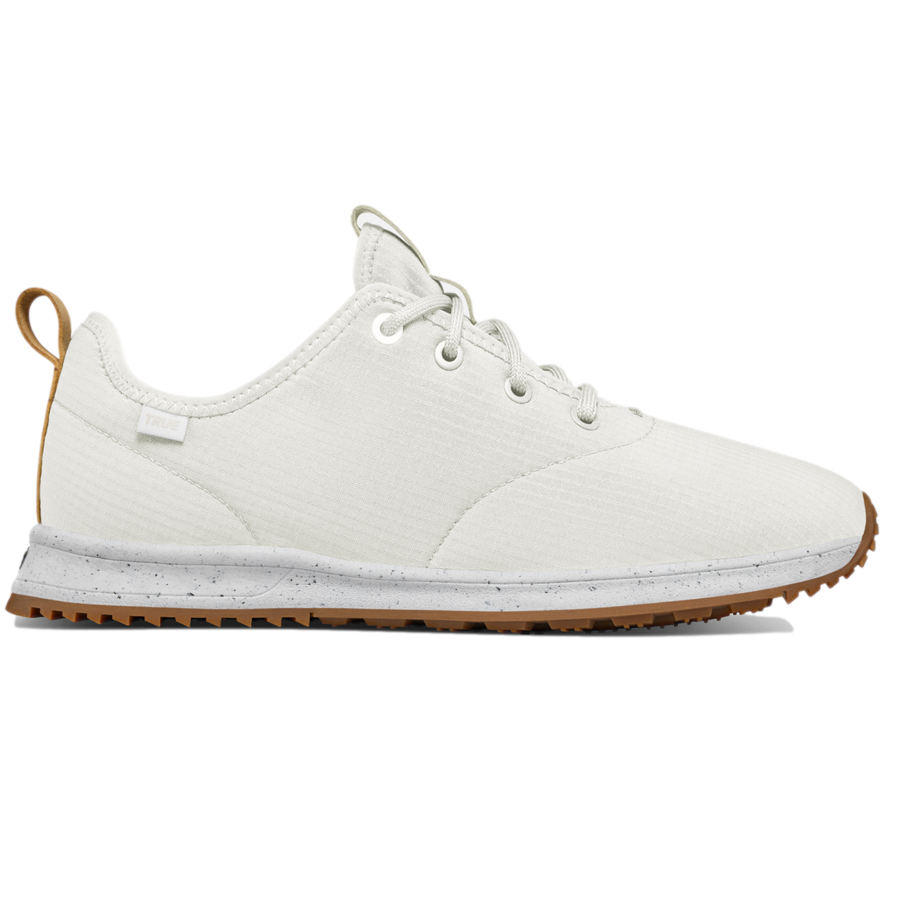 All Day Ripstop Women's Golf Shoe, White, 9 M - TRUE Linkswear Spikeless