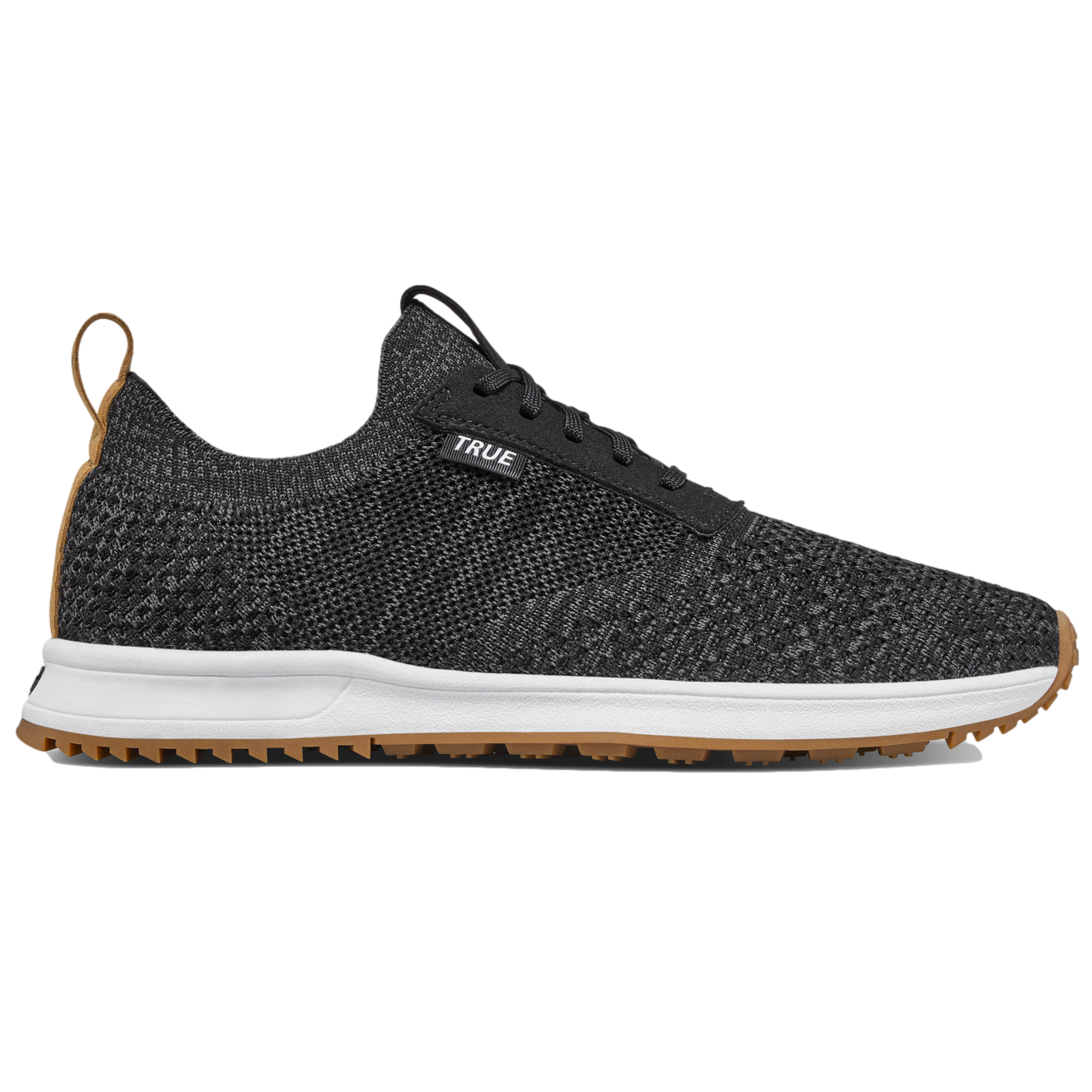 All Day Knit II Women's Golf Shoe, Black, 12 M - TRUE Linkswear Spikeless