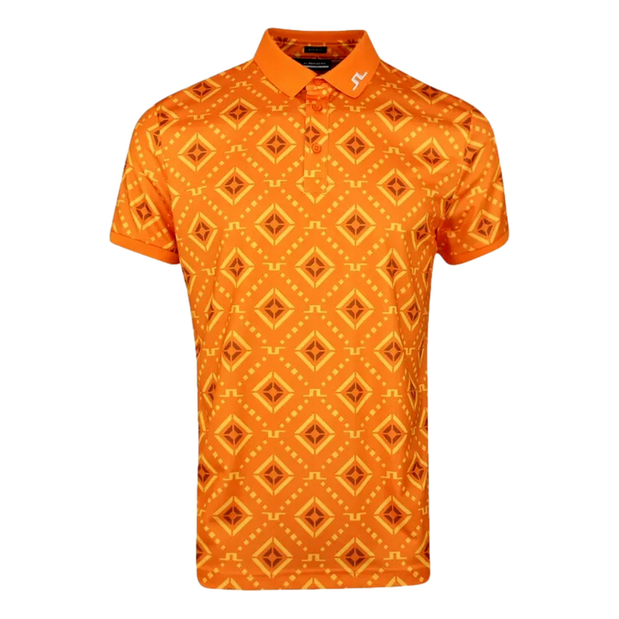 Tour Tech Reg Fit Print Men's Short Sleeve Golf Polo Shirt