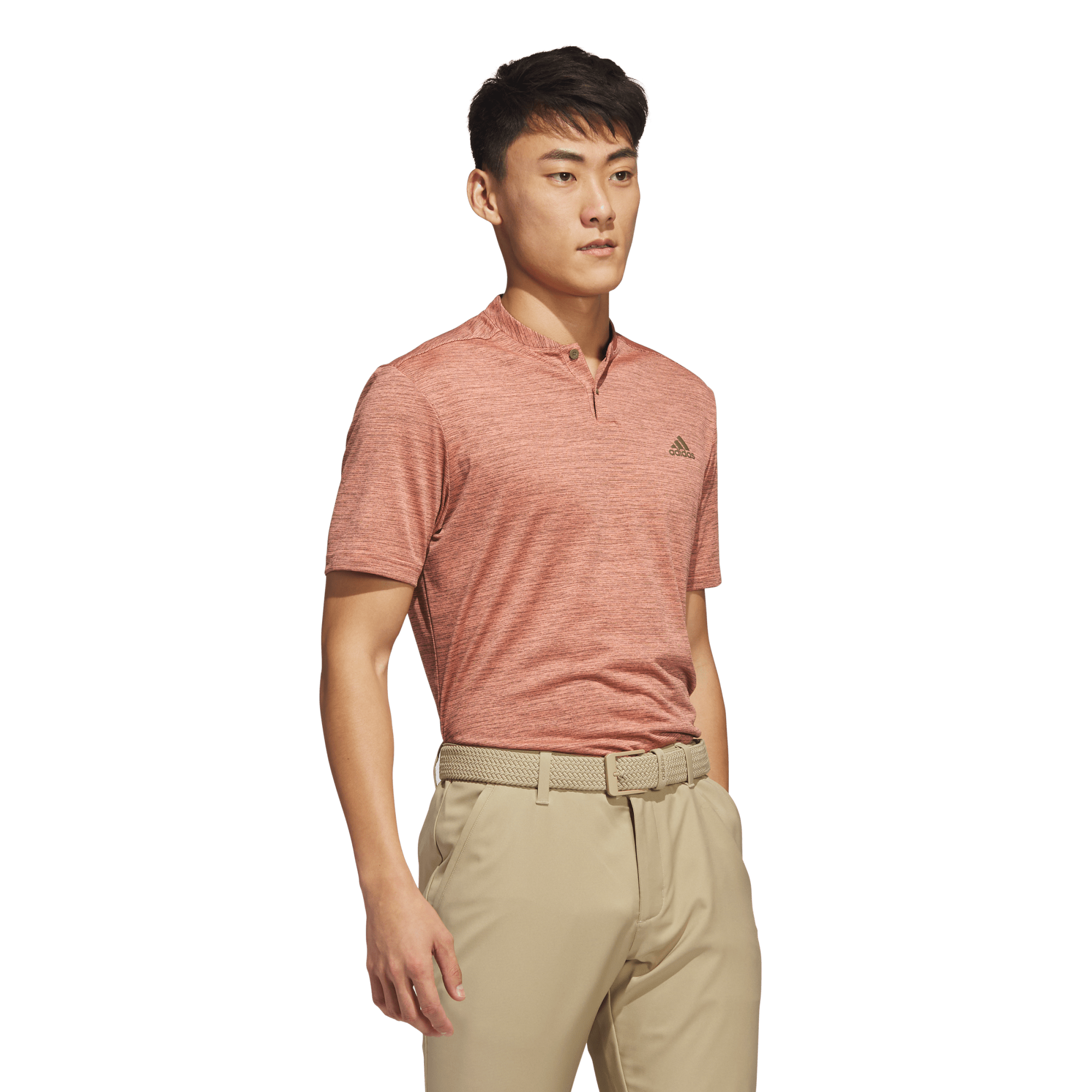Texture Blade Men's Short Sleeve Golf Polo Shirt