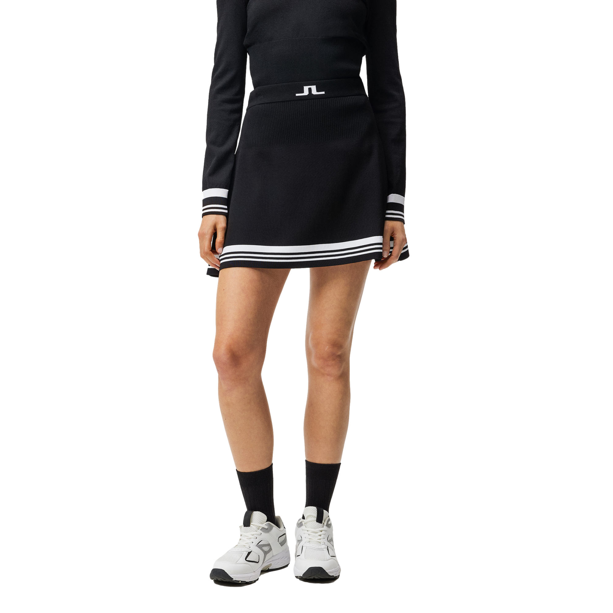 Frida Striped Knit 14.5" Skort