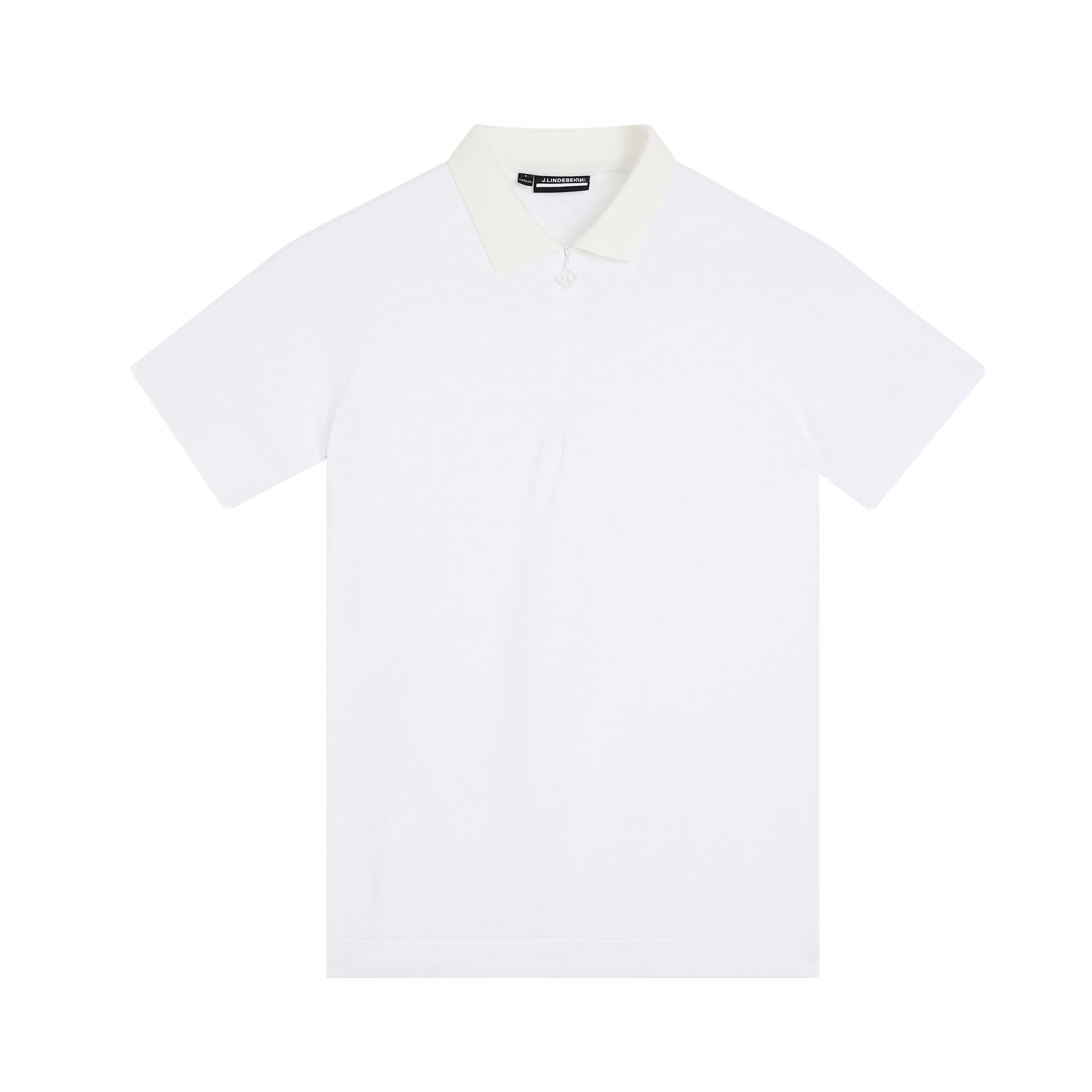 Sadine Seamless Animal Print Women's Short Sleeve Golf Polo Shirt