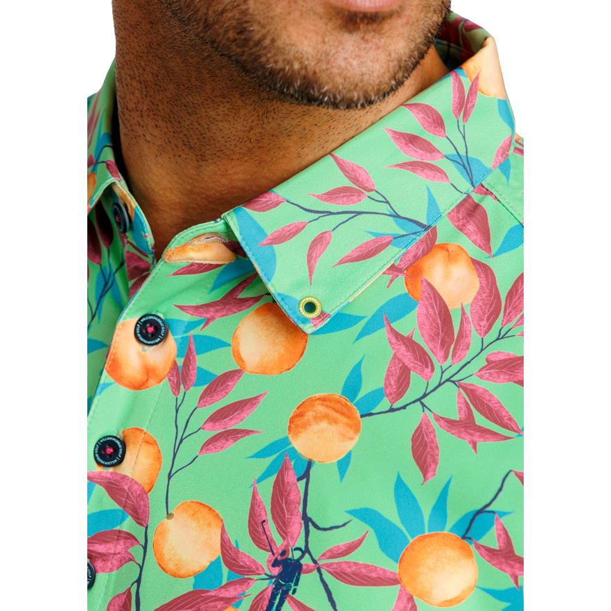 That's A Peach Short Sleeve Polo Shirt