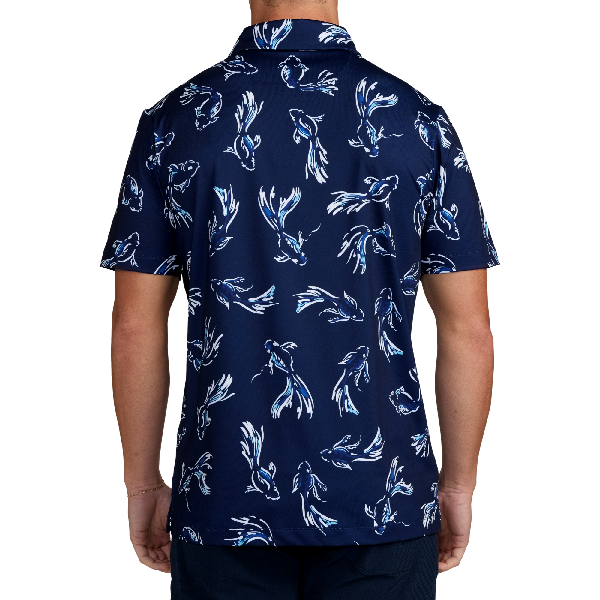 The Shallows Men's Short Sleeve Golf Polo Shirt