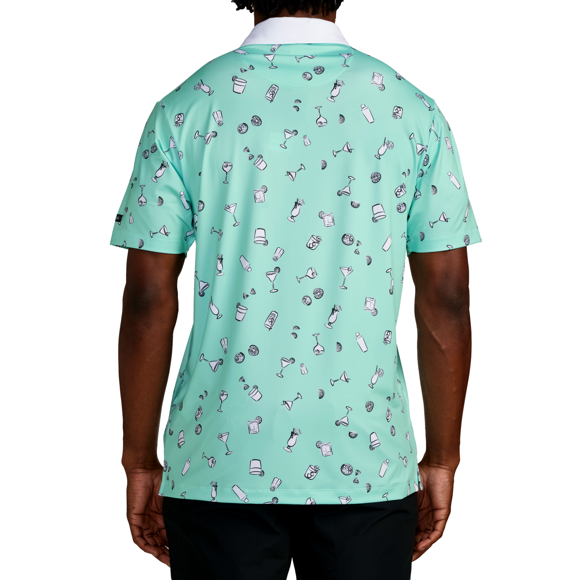5PM Somewhere Men's Short Sleeve Golf Polo Shirt