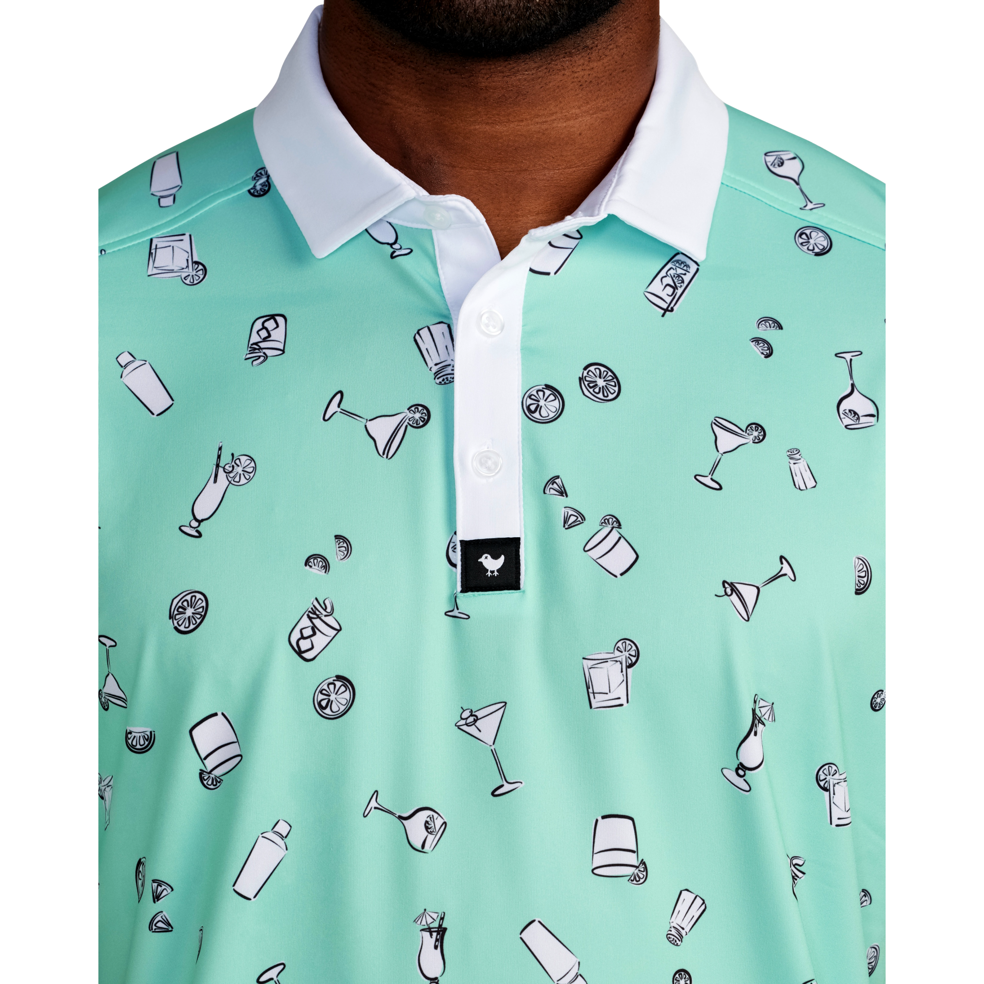 5PM Somewhere Men's Short Sleeve Golf Polo Shirt