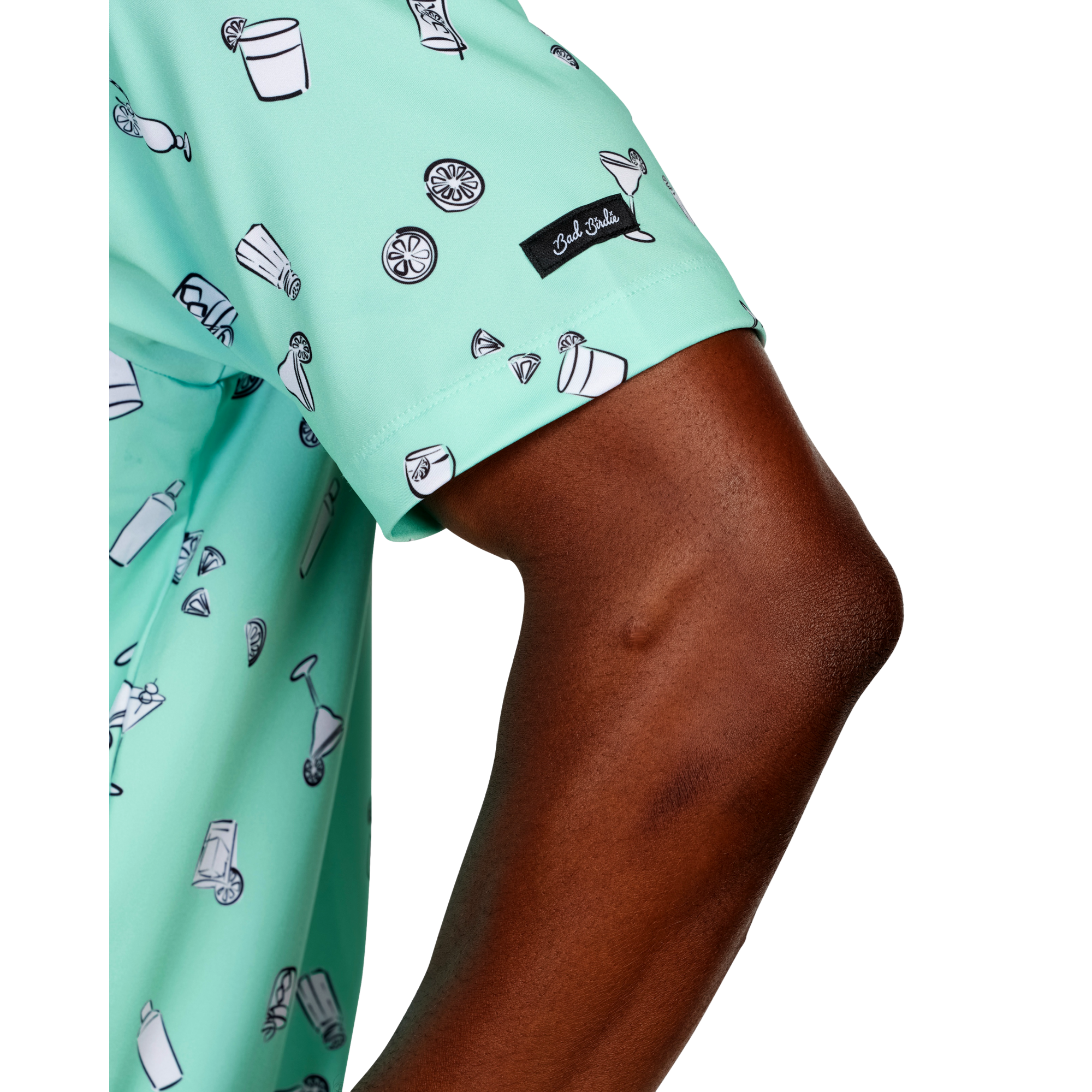 5PM Somewhere Men's Short Sleeve Golf Polo Shirt