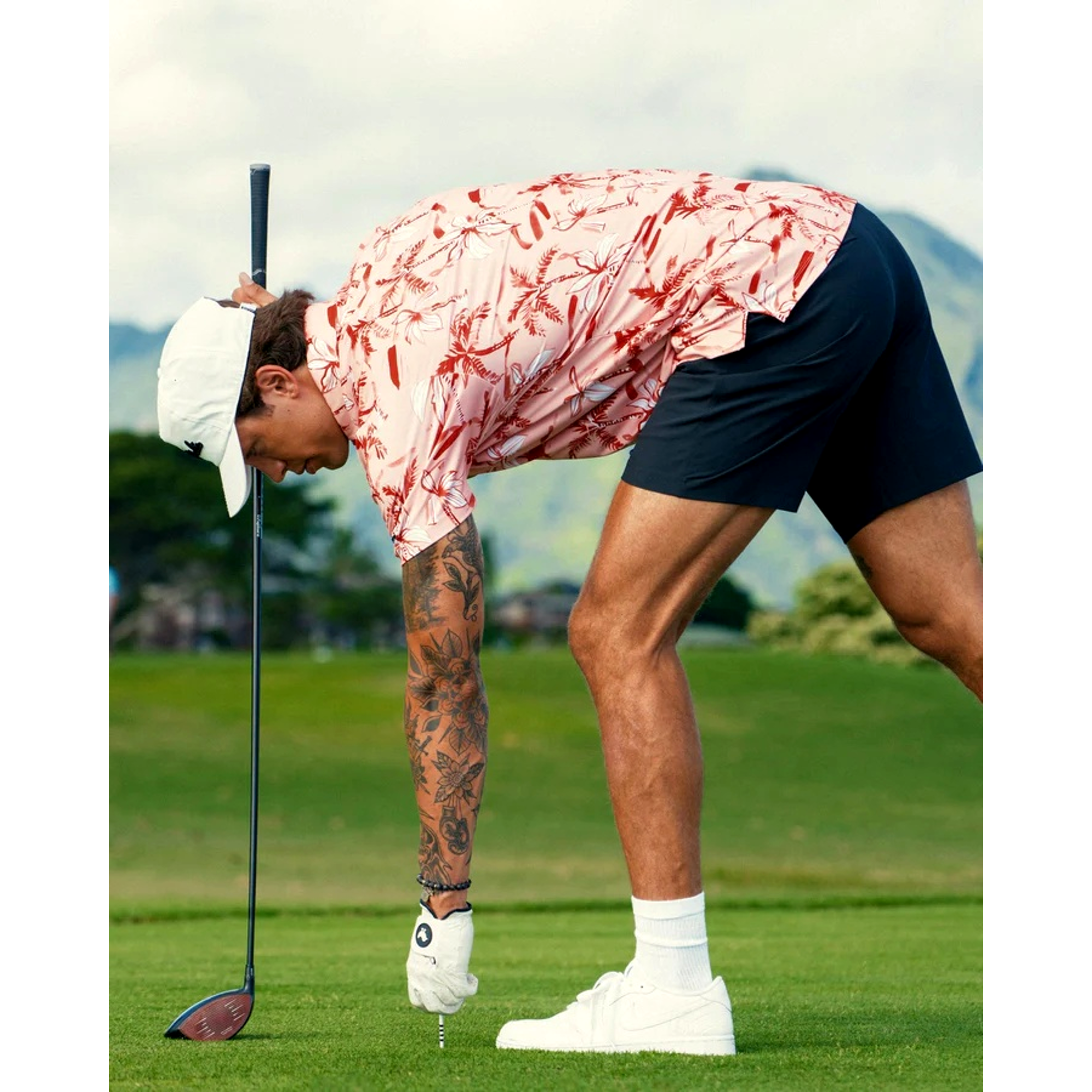 Ricky Rose Men's Short Sleeve Golf Polo Shirt