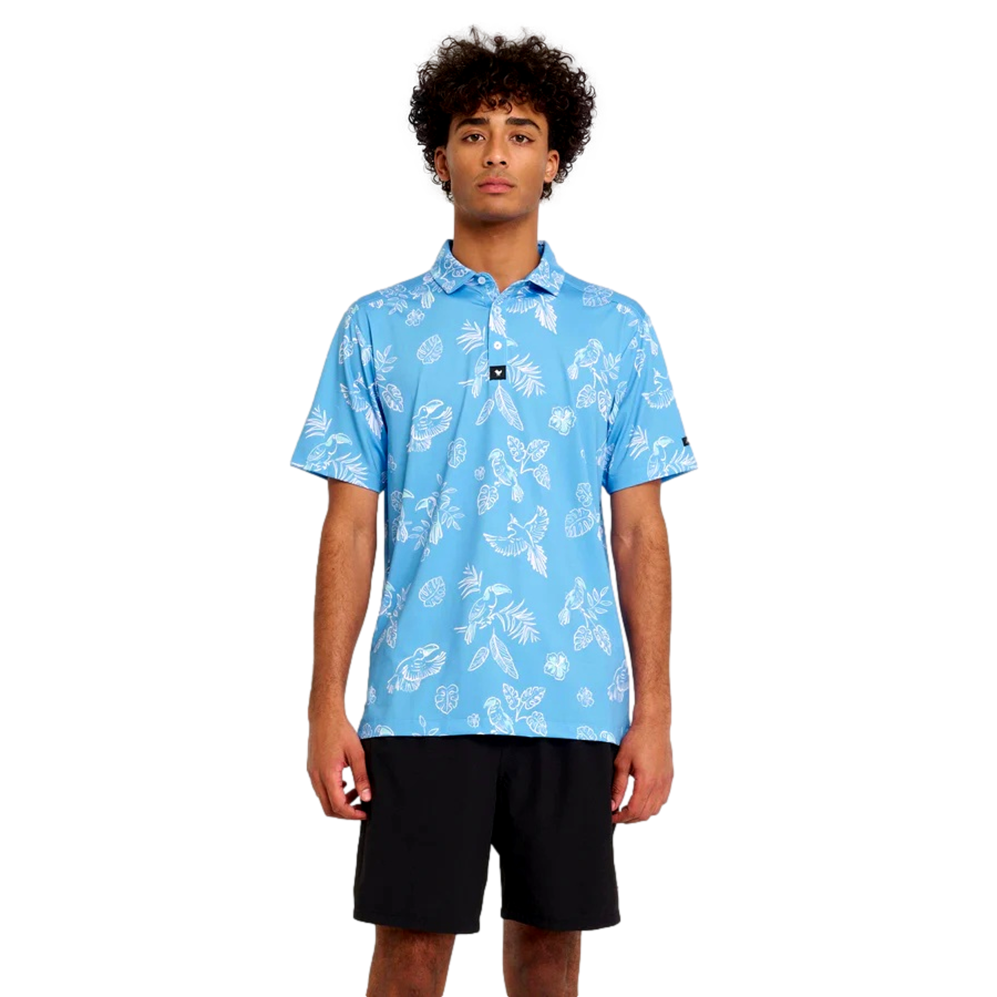 No Fly Zone Men's Short Sleeve Golf Polo Shirt