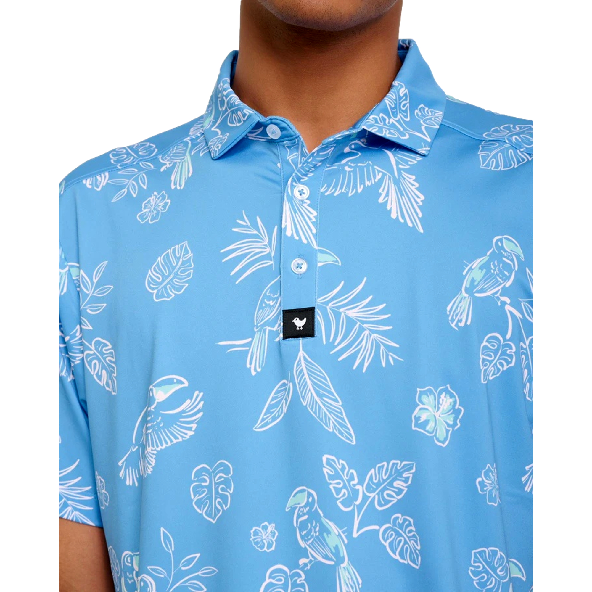 No Fly Zone Men's Short Sleeve Golf Polo Shirt