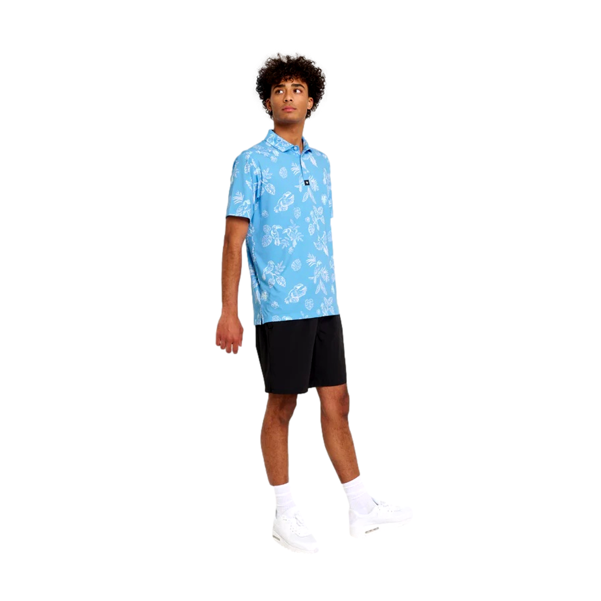 No Fly Zone Men's Short Sleeve Golf Polo Shirt