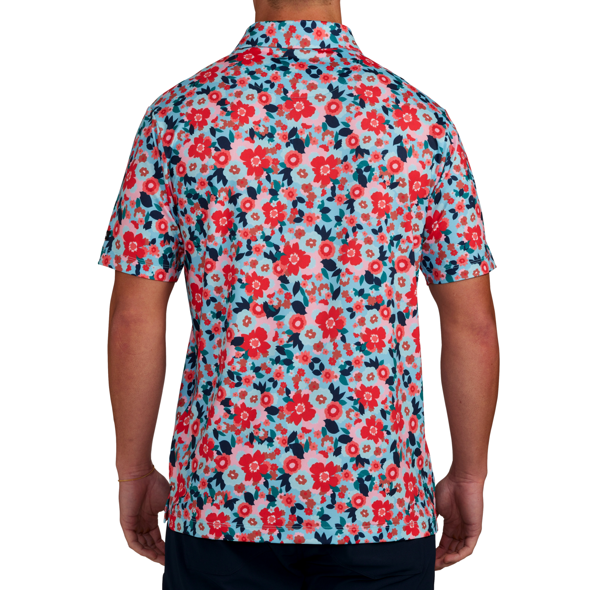 USA Men's Short Sleeve Golf Polo Shirt