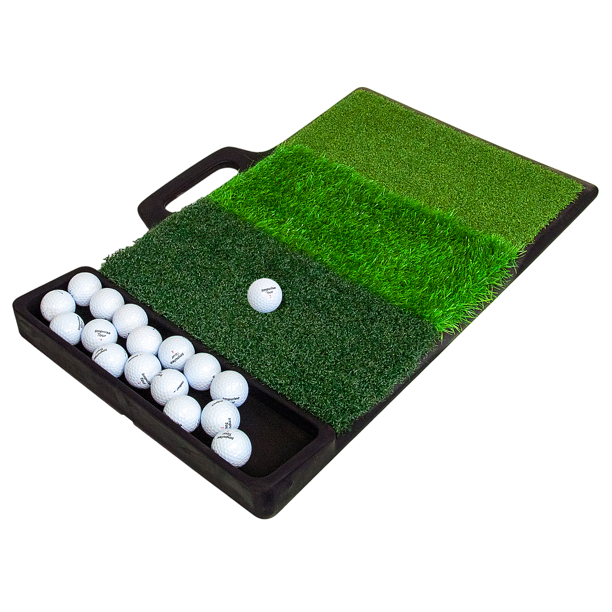 3 Tier Practice Mat w/ Ball Tray