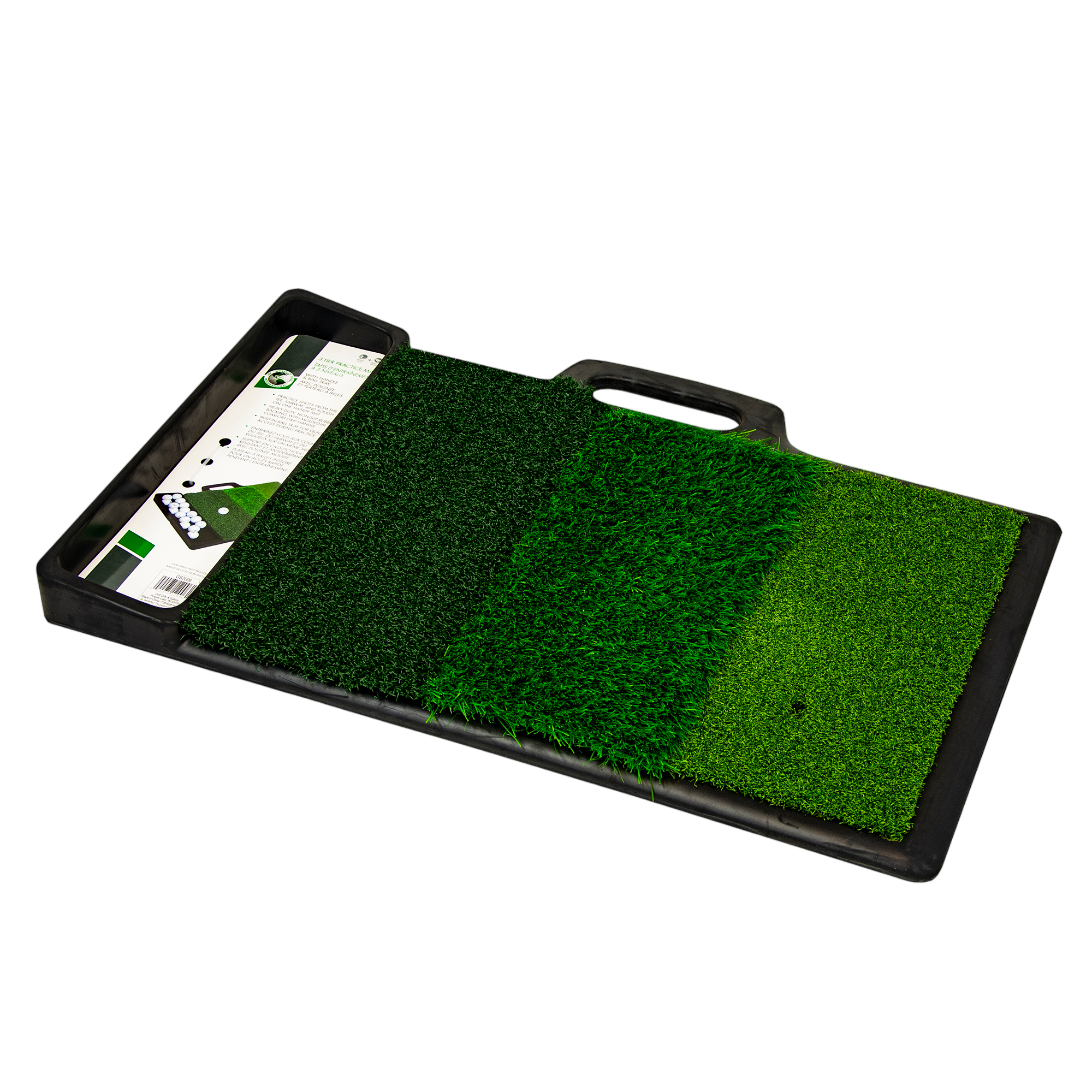 3 Tier Practice Mat w/ Ball Tray