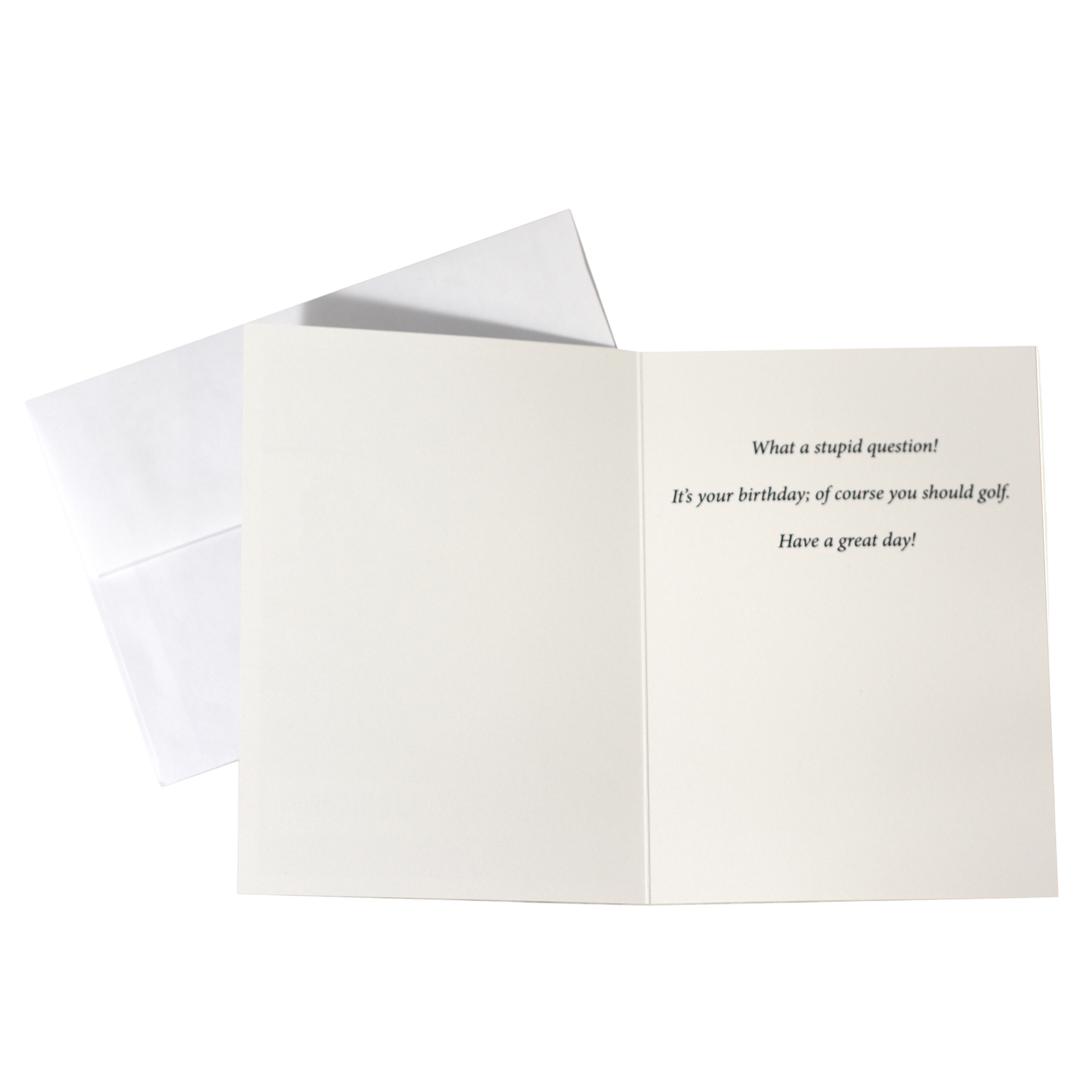 To Golf or Not to Golf Card