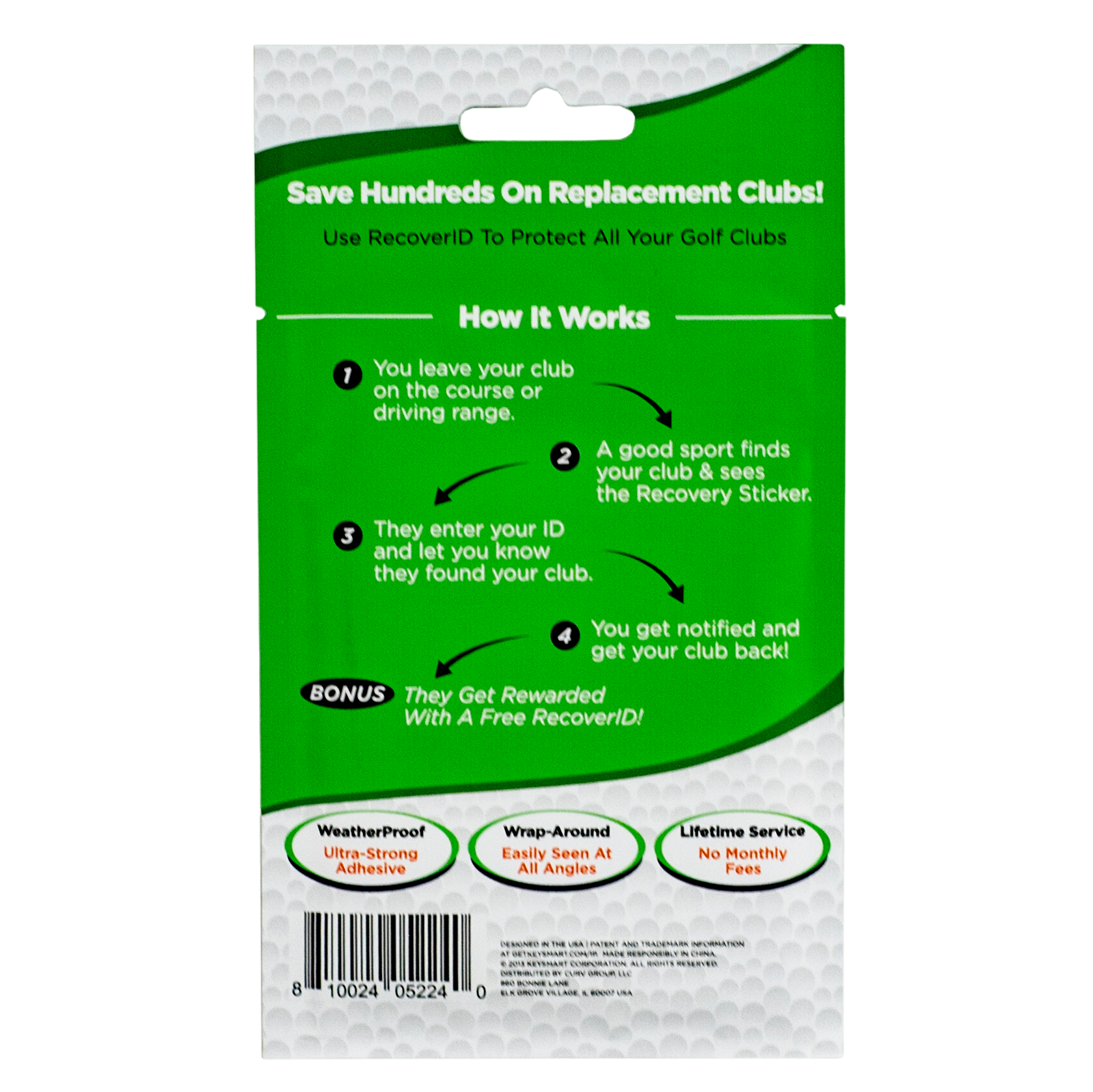 Recovery ID Stickers