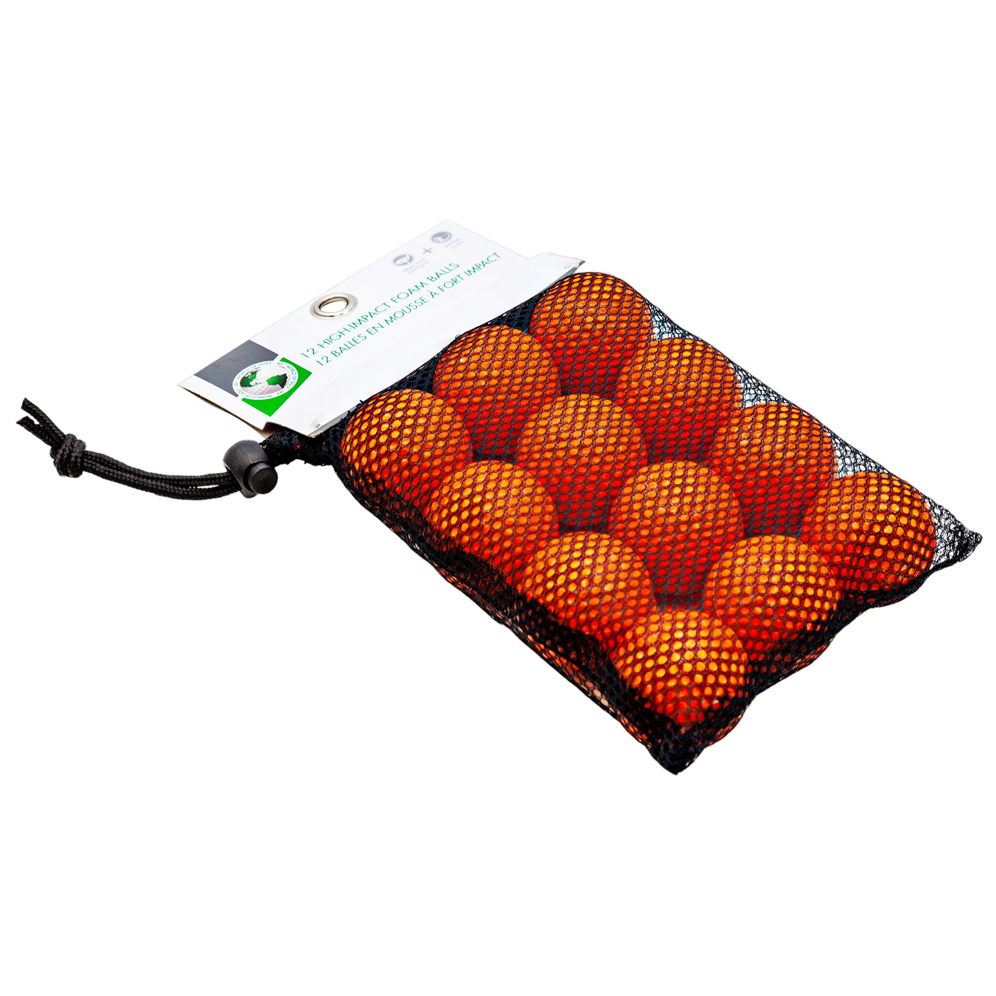High Impact Orange Foam Practice Balls