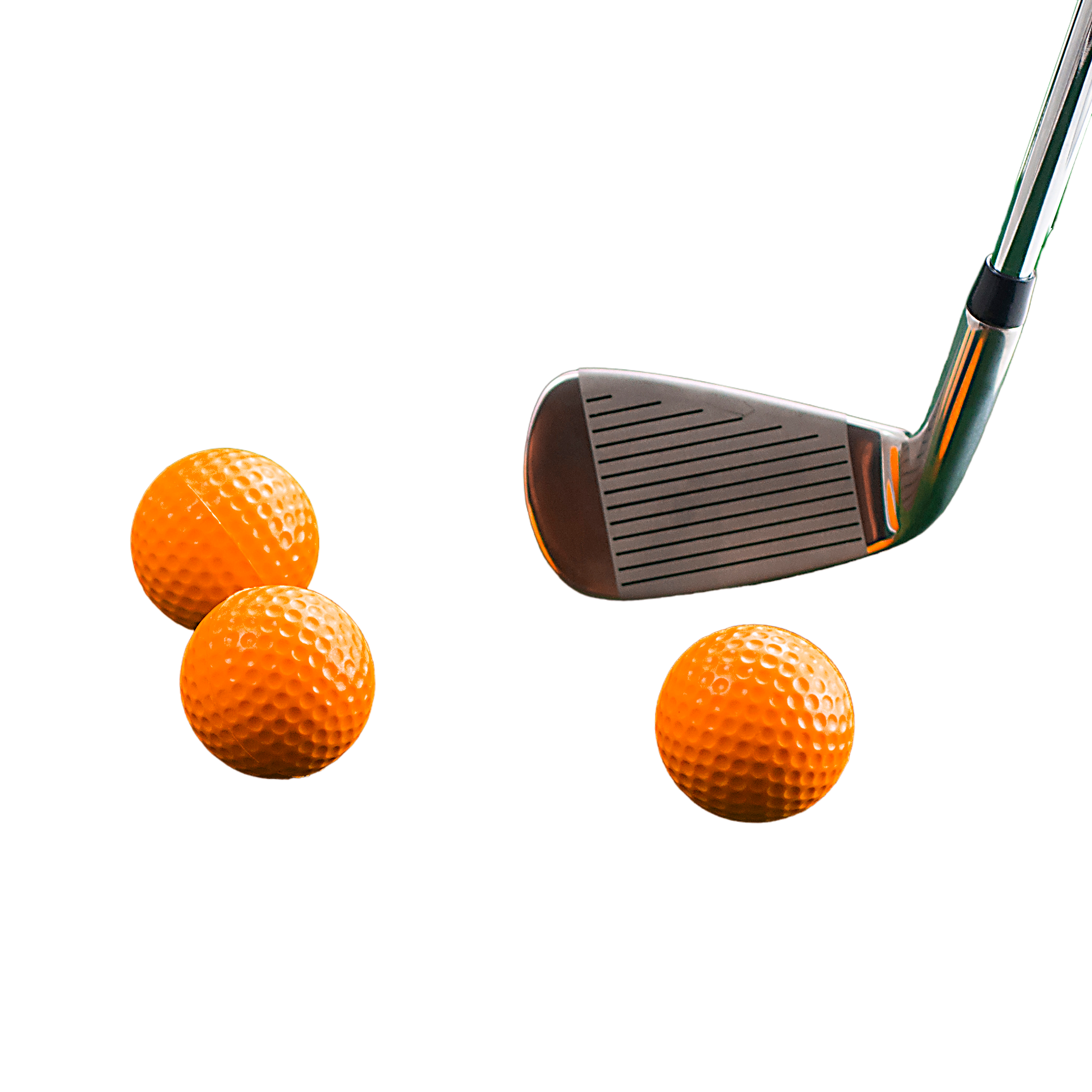 High Impact Orange Foam Practice Balls