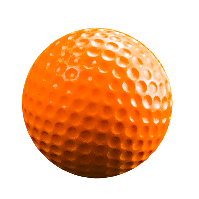High Impact Orange Foam Practice Balls