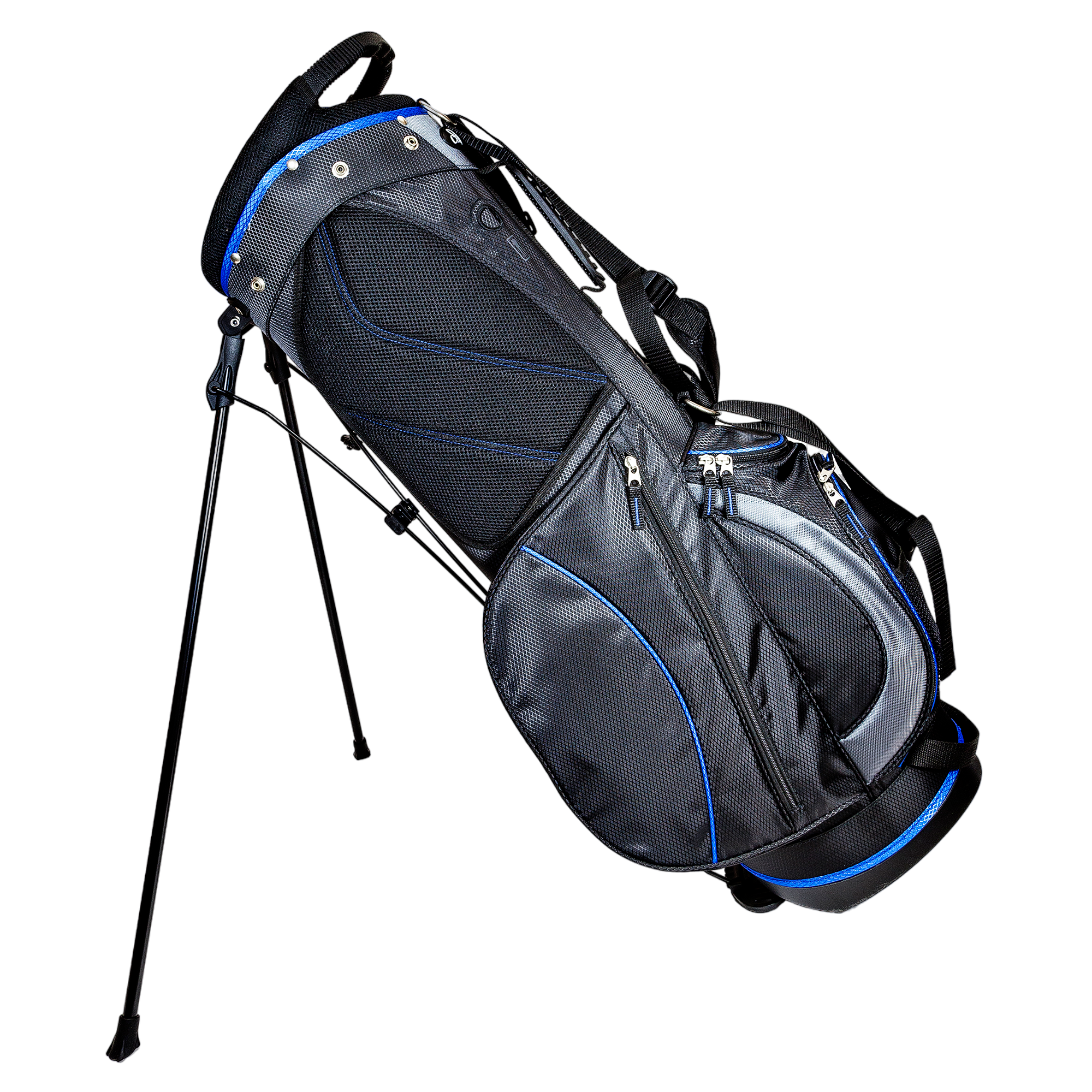 Club Champ Deluxe Stand Golf Bag Blue Black