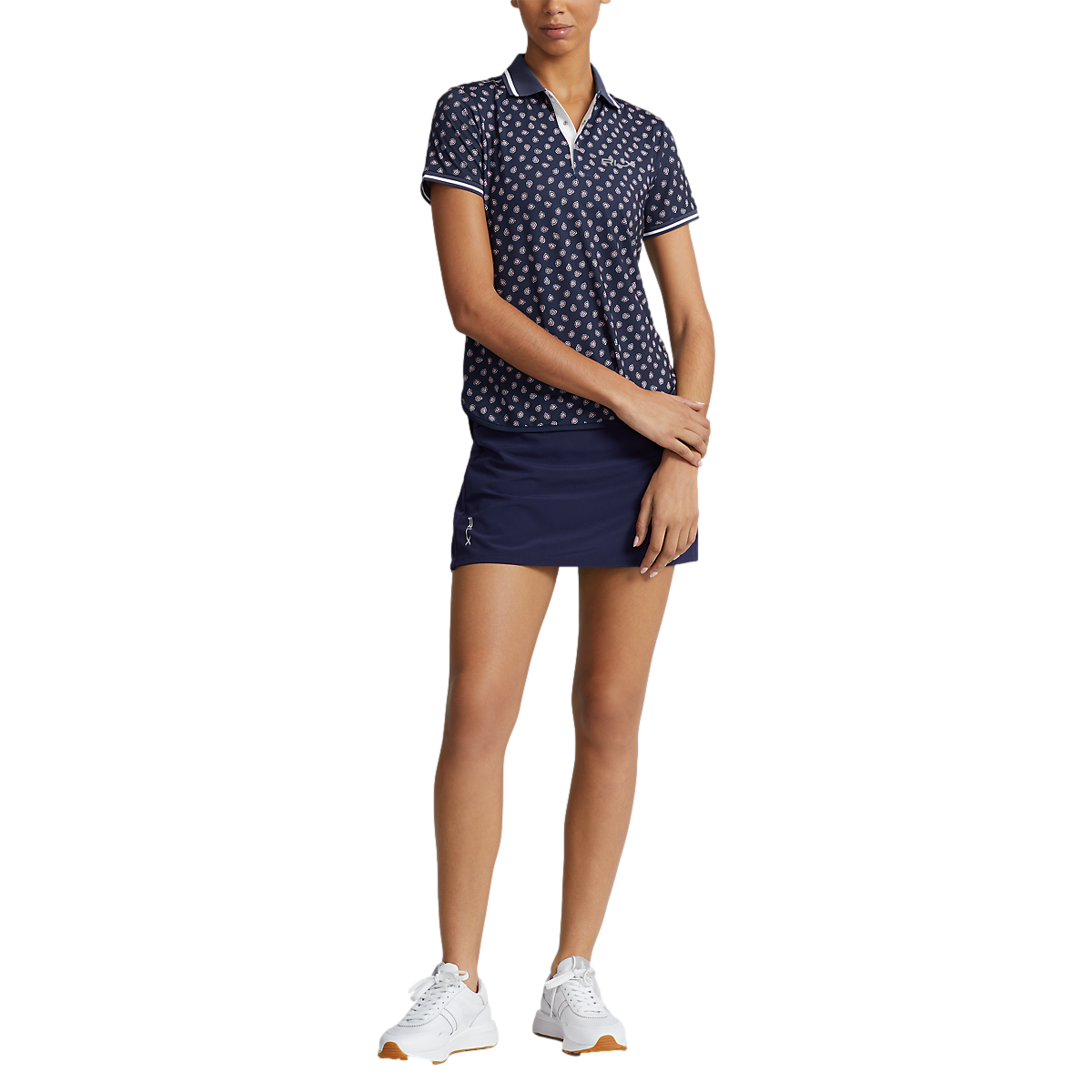 Printed Airflow Women's Short Sleeve Golf Polo Shirt