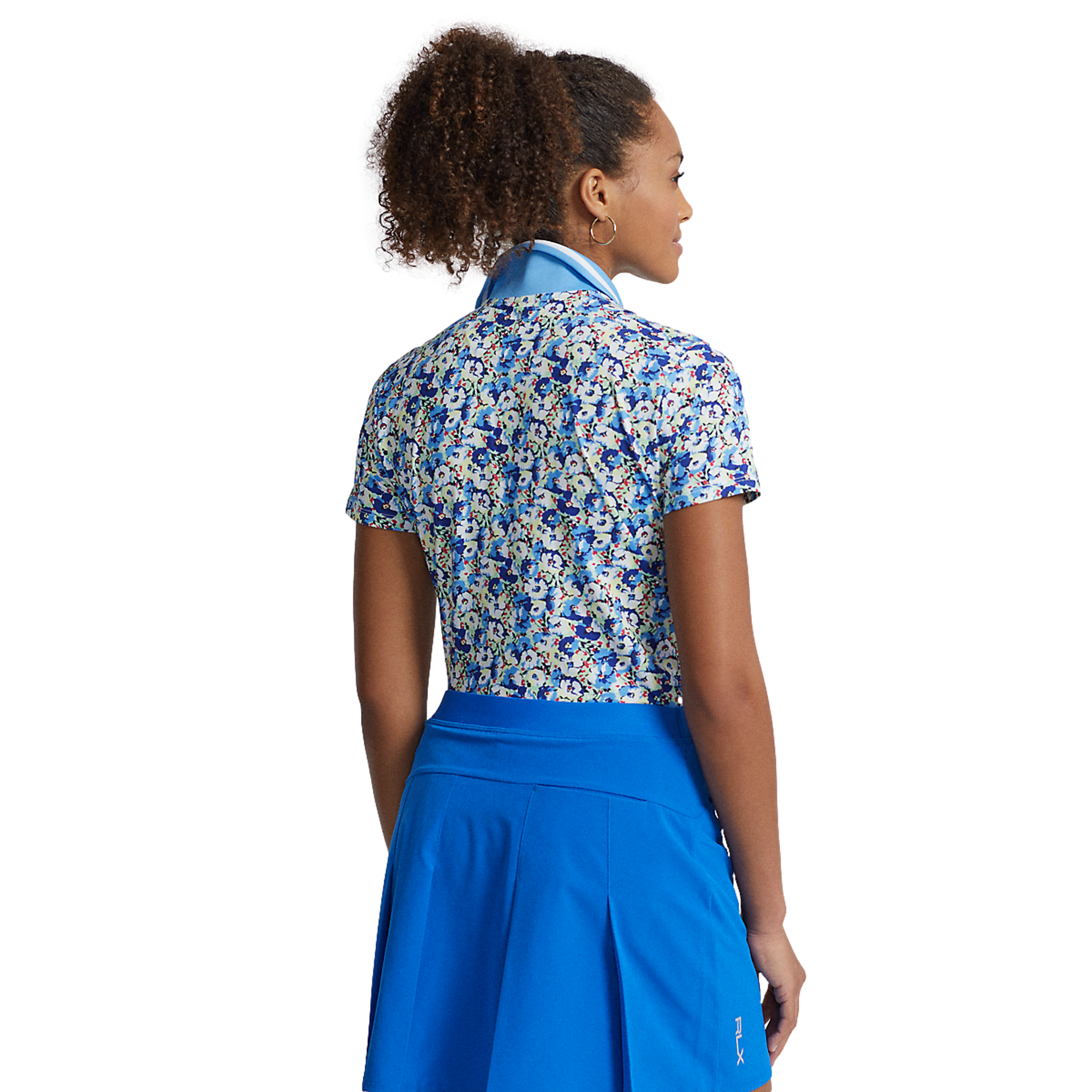 Floral Short Sleeve Polo Shirt