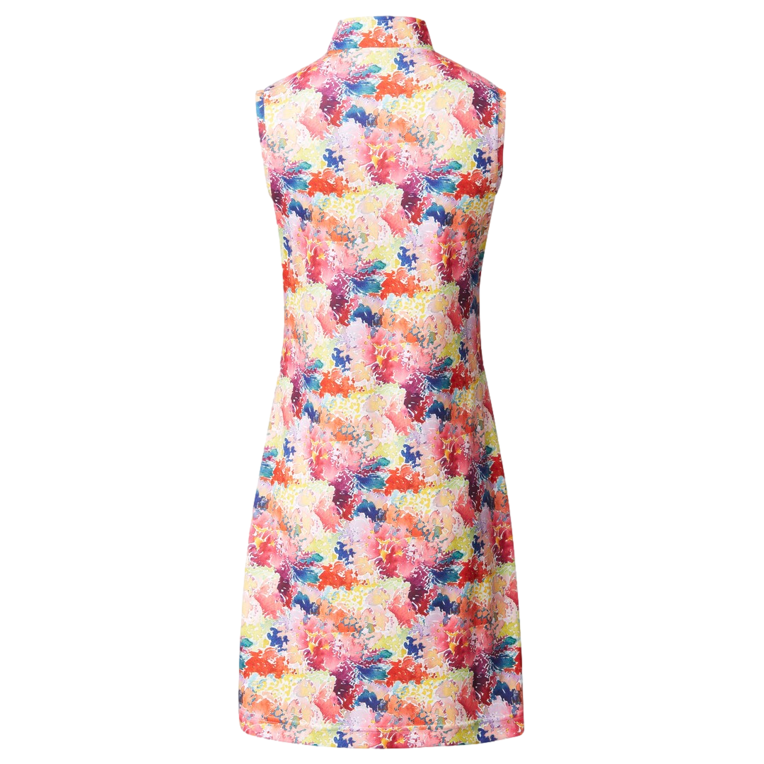 Siena Abstract Floral Sleeveless Dress