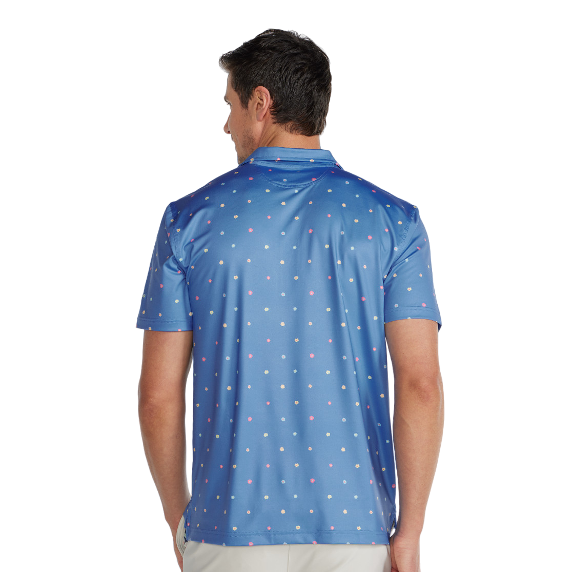 The Pollen Count Performance Men's Short Sleeve Golf Polo Shirt