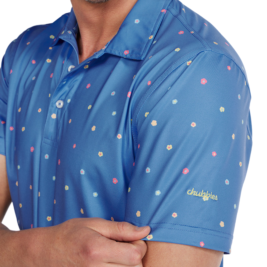The Pollen Count Performance Men's Short Sleeve Golf Polo Shirt