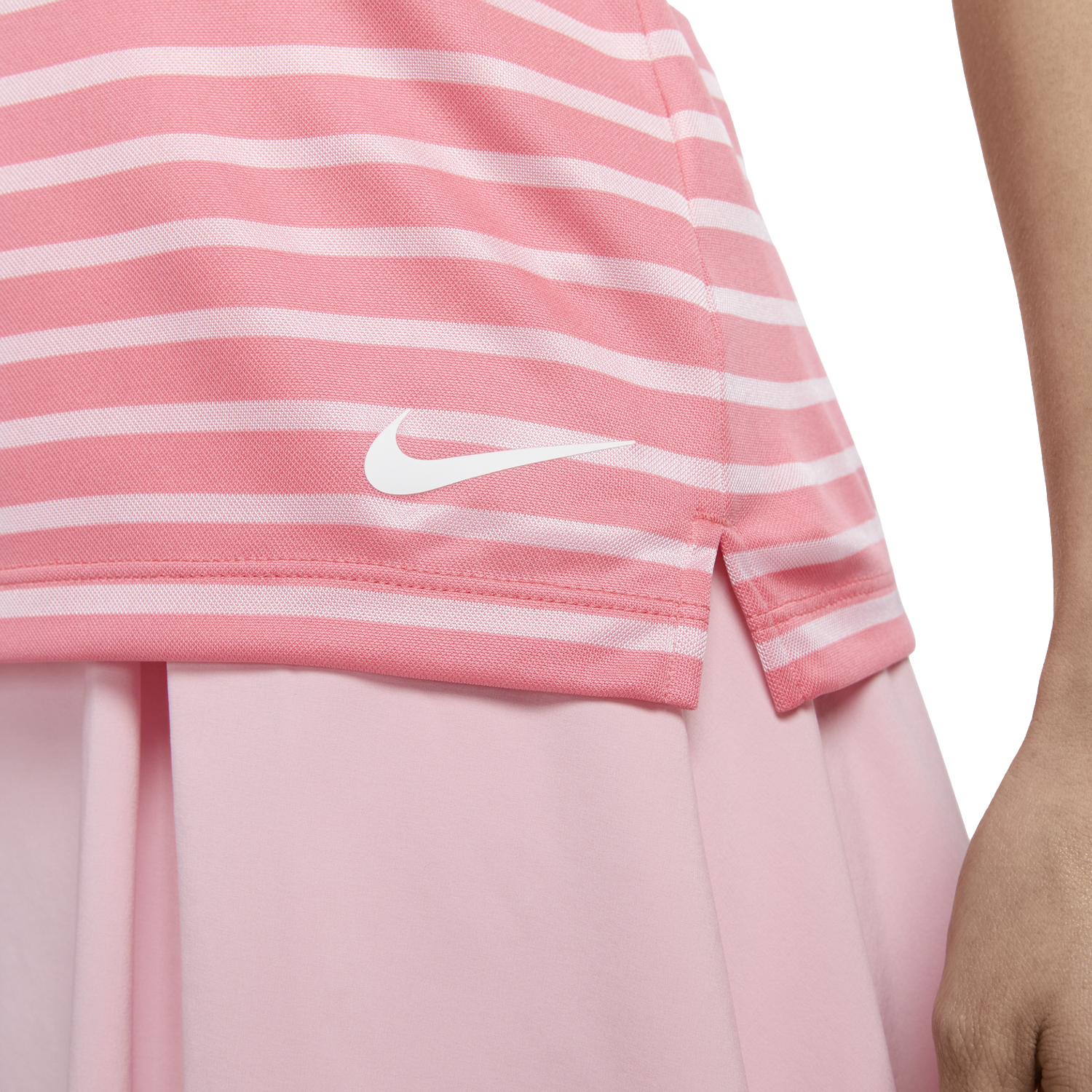 Dri-FIT Victory Striped Women's Sleeveless Golf Polo Shirt