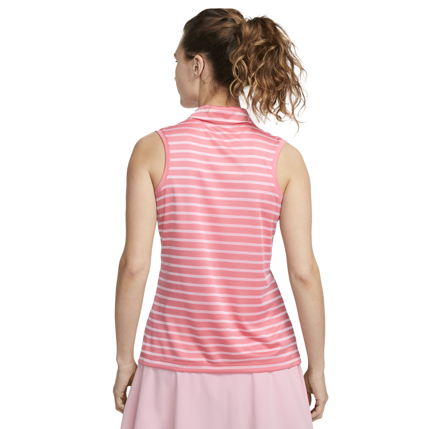Dri-FIT Victory Striped Women's Sleeveless Golf Polo Shirt