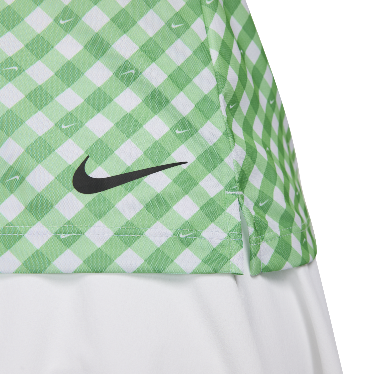 Dri-Fit Victory Gingham Short Sleeve Polo Shirt